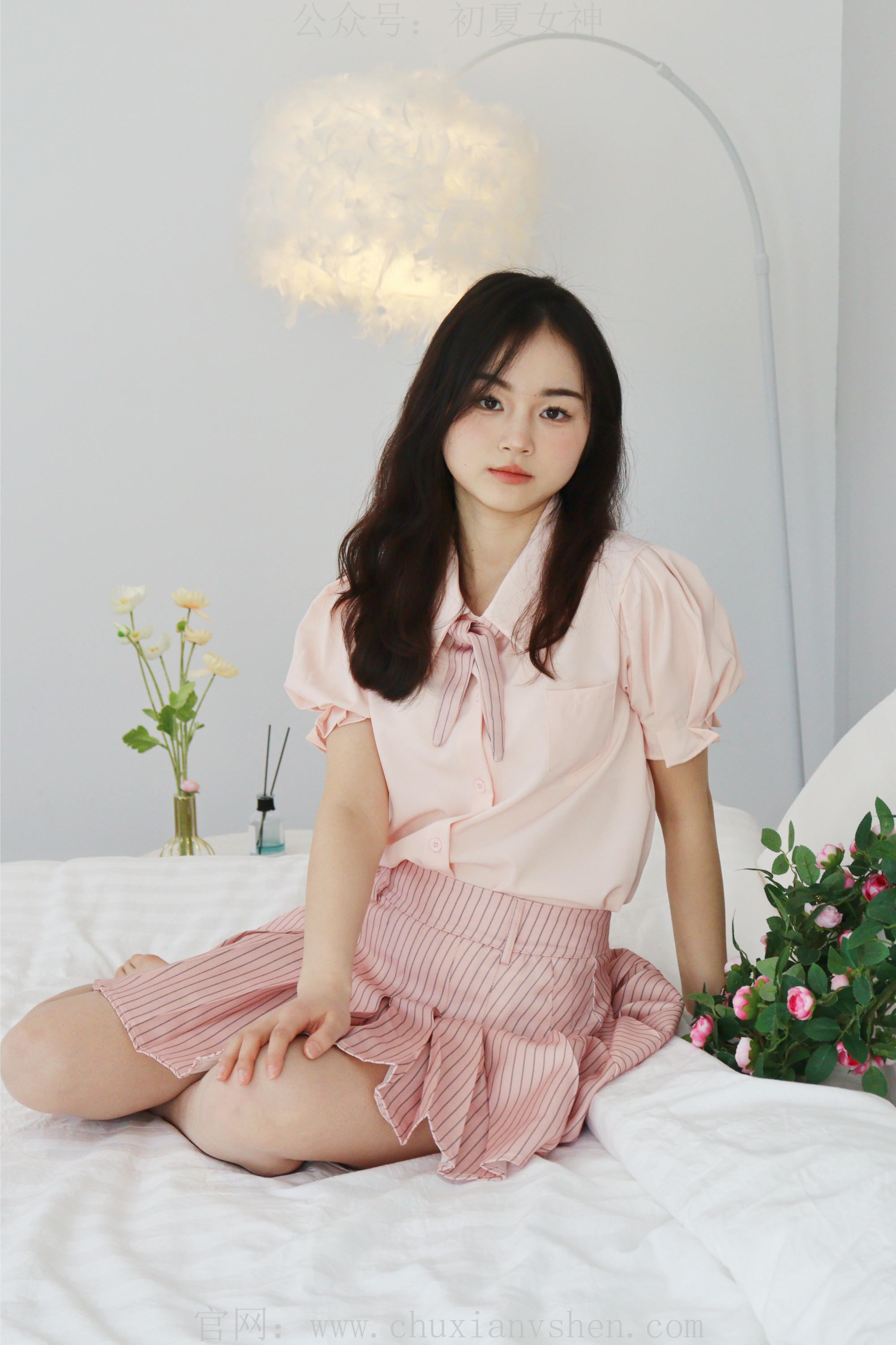 初夏女神 NO.230 十一~粉色S码休闲JK搭白色高跟鞋 [97P1V 6.40 GB]_第4集