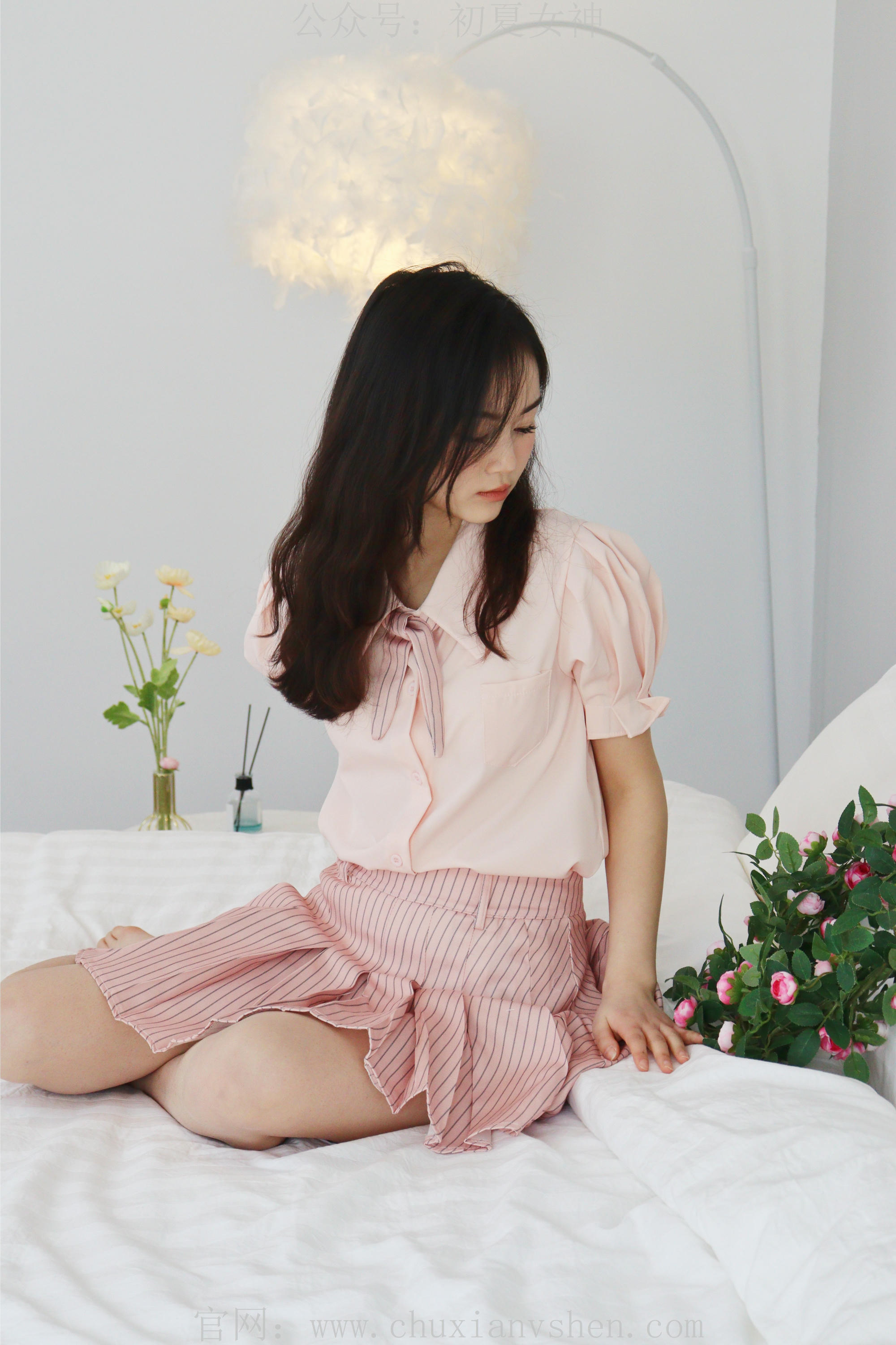 初夏女神 NO.230 十一~粉色S码休闲JK搭白色高跟鞋 [97P1V 6.40 GB]_第4集