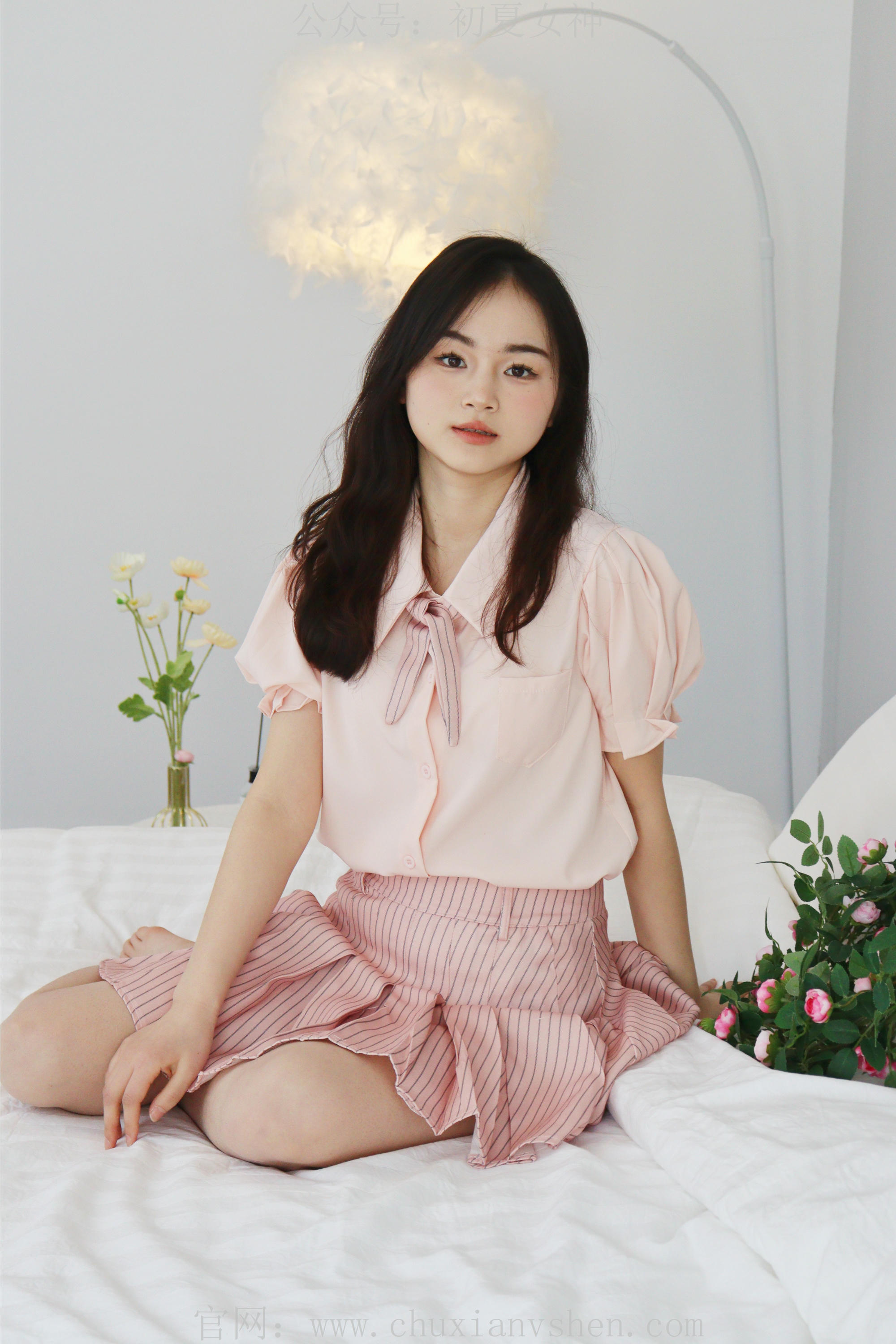 初夏女神 NO.230 十一~粉色S码休闲JK搭白色高跟鞋 [97P1V 6.40 GB]_第4集