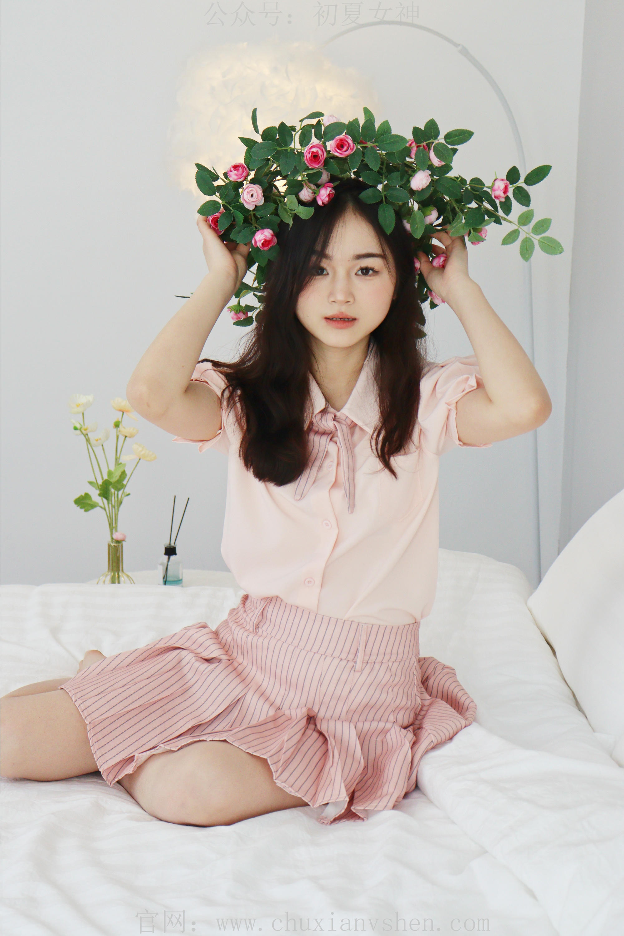 初夏女神 NO.230 十一~粉色S码休闲JK搭白色高跟鞋 [97P1V 6.40 GB]_第4集