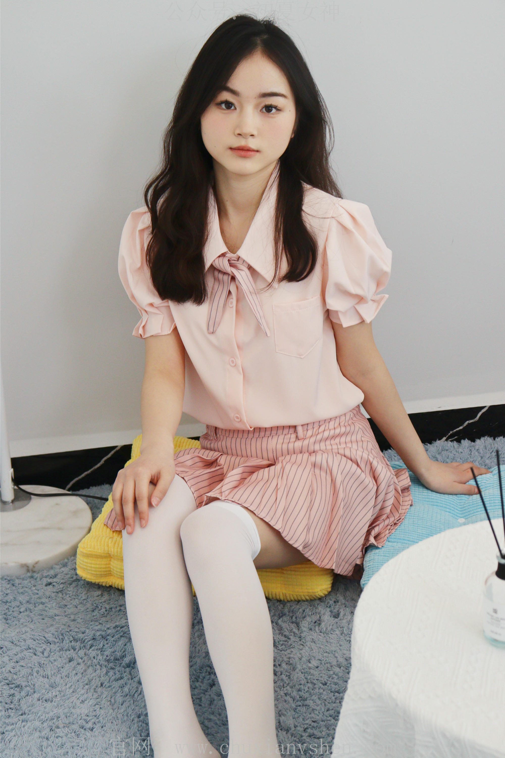 初夏女神 NO.230 十一~粉色S码休闲JK搭白色高跟鞋 [97P1V 6.40 GB]_第5集