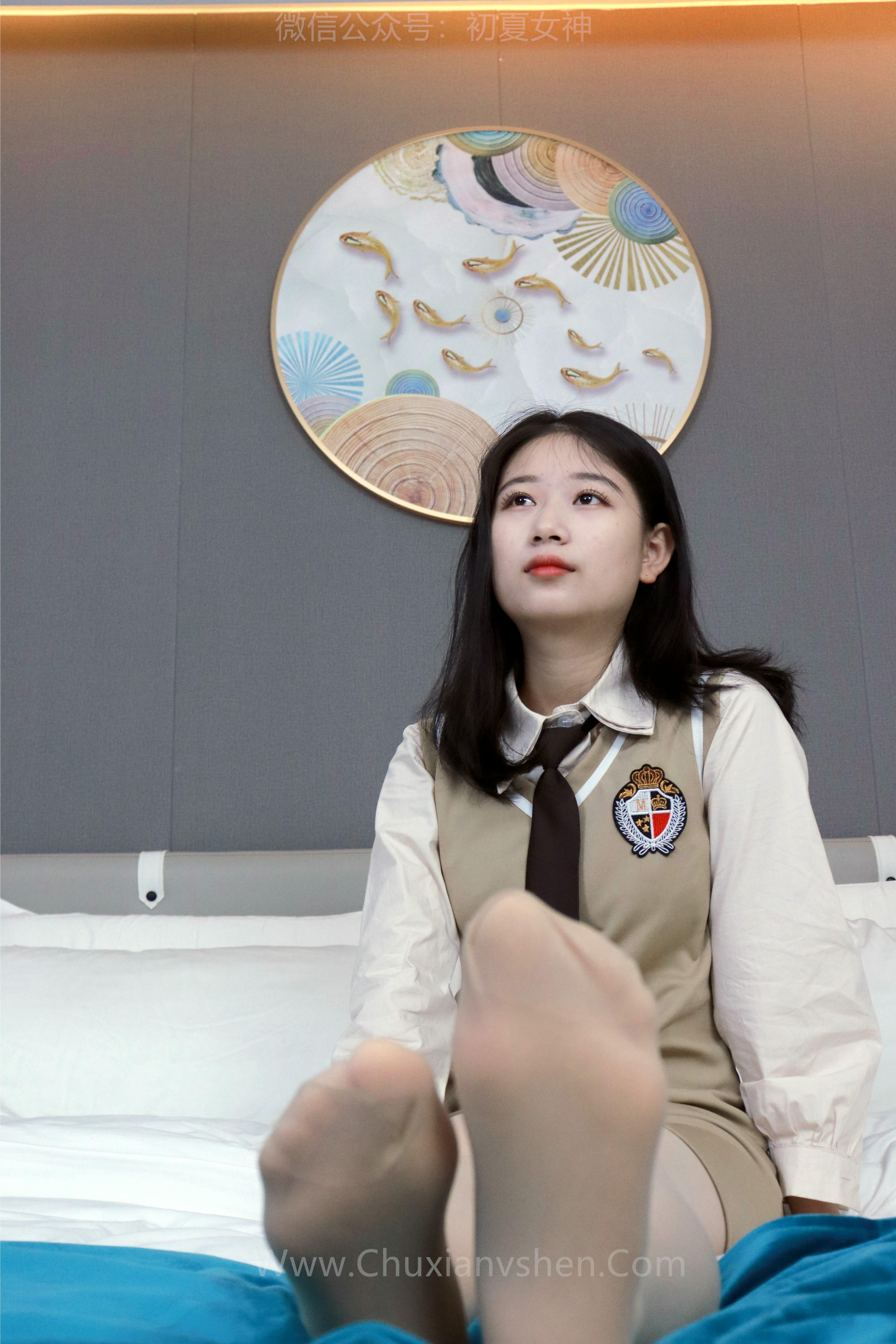 初夏女神 NO.231 念念~秋冬学院风显瘦连衣裙S码搭配 [131P1V 4.43 GB]_第6集