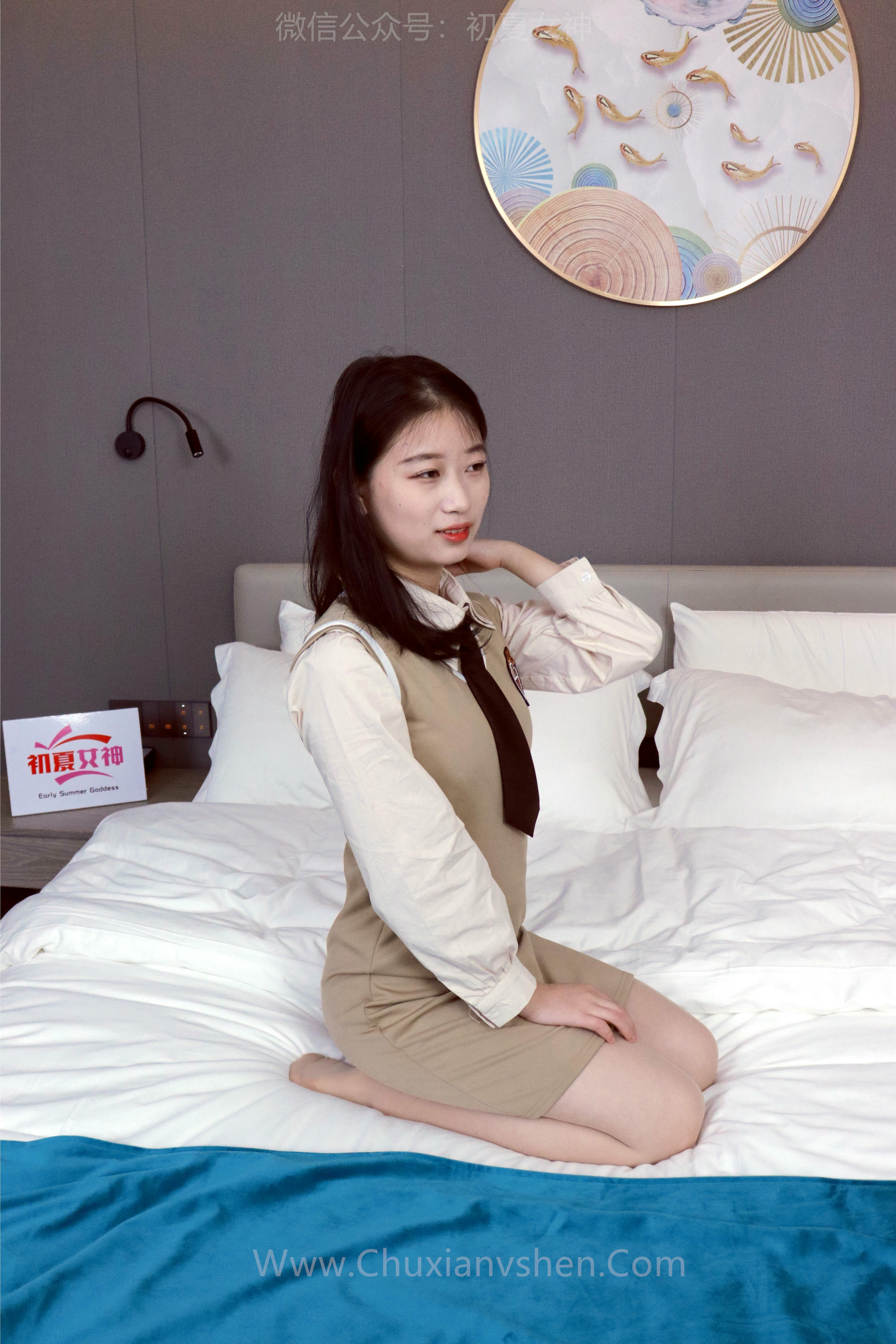 初夏女神 NO.231 念念~秋冬学院风显瘦连衣裙S码搭配 [131P1V 4.43 GB]_第5集