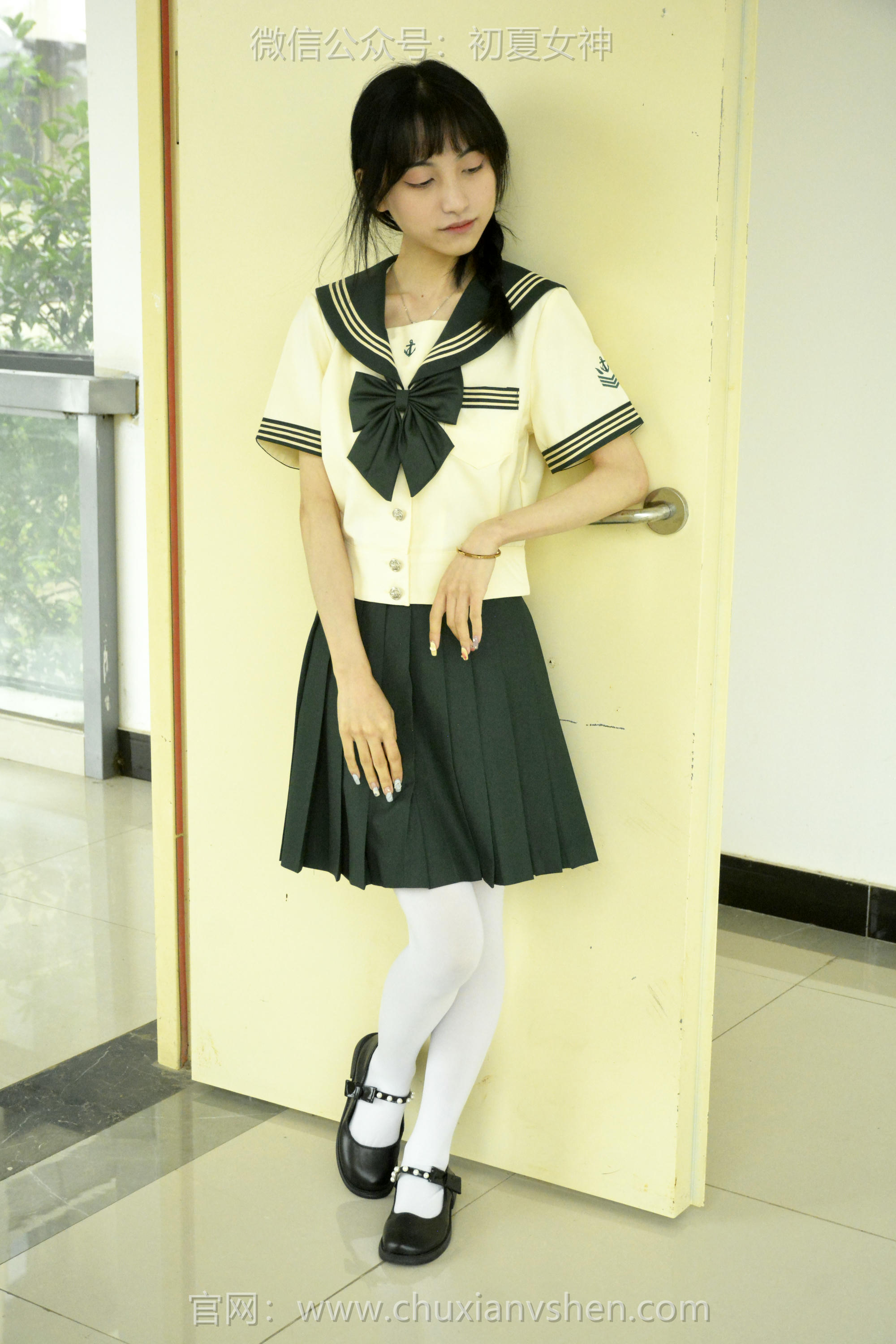 初夏女神 NO.237 柒柒~【绿色水手服】刚入手的水手服是时候展示一趟了 [140P1V 4.76 GB]_第1集