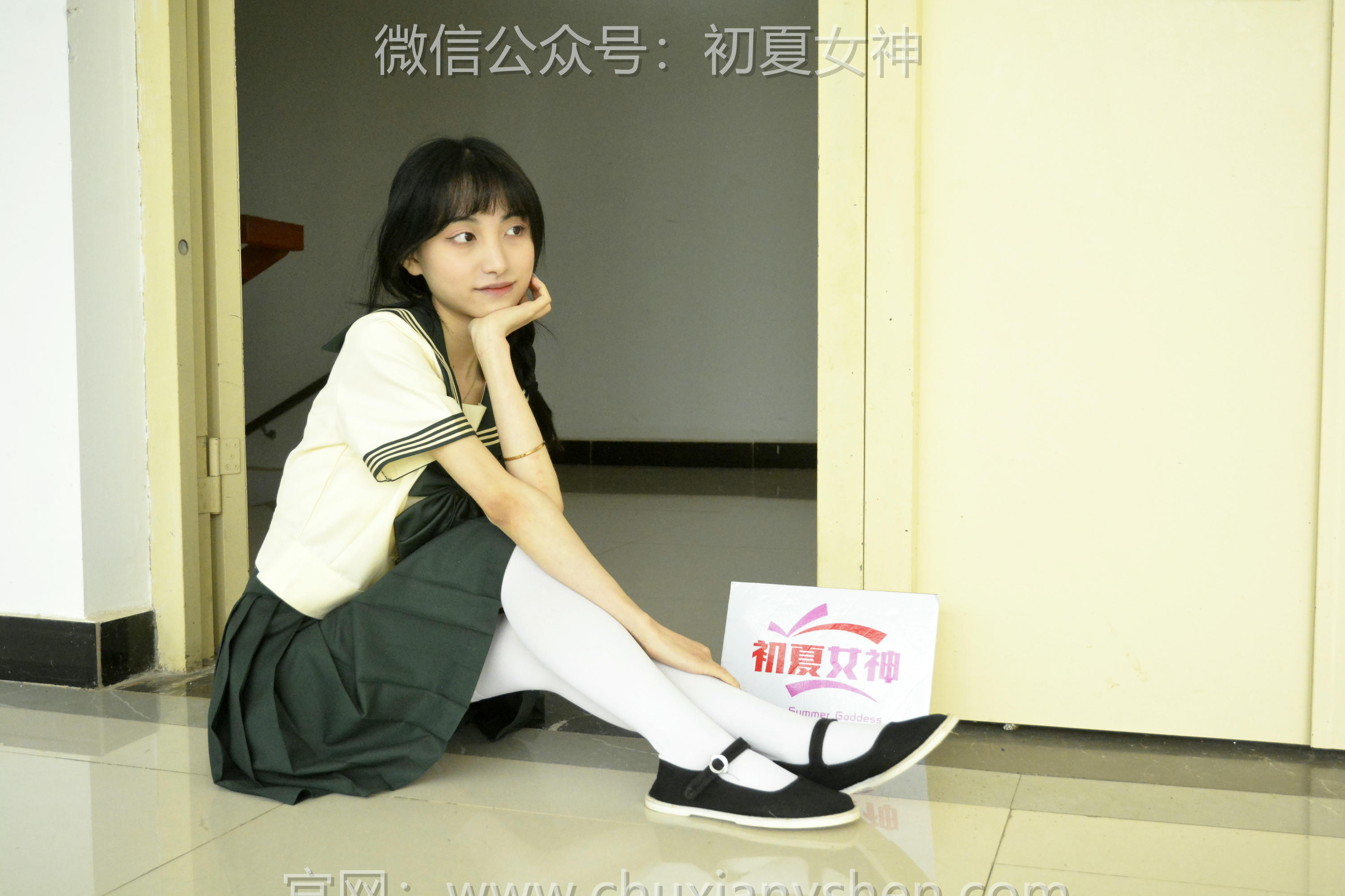 初夏女神 NO.237 柒柒~【绿色水手服】刚入手的水手服是时候展示一趟了 [140P1V 4.76 GB]_第7集