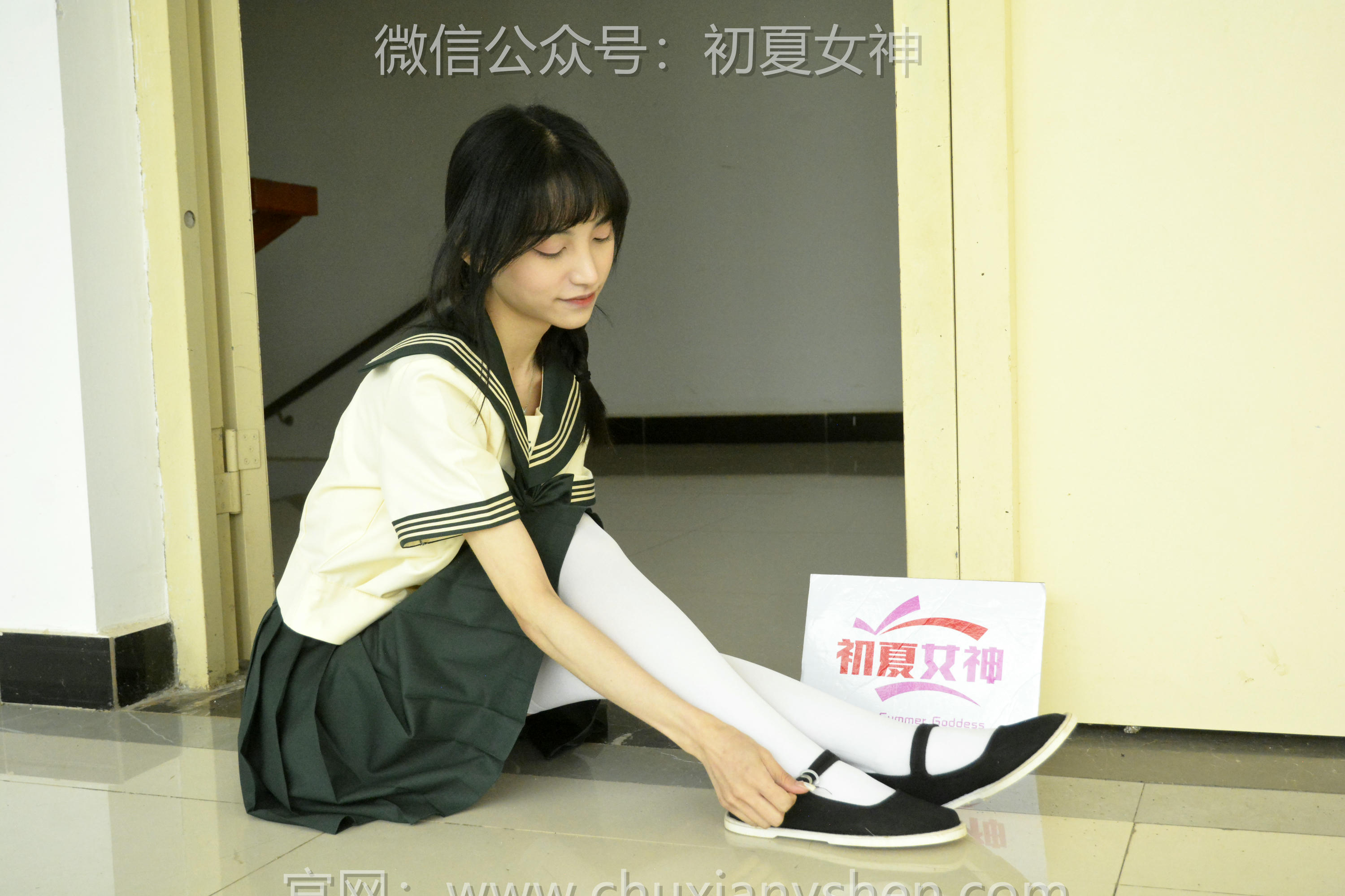 初夏女神 NO.237 柒柒~【绿色水手服】刚入手的水手服是时候展示一趟了 [140P1V 4.76 GB]_第7集