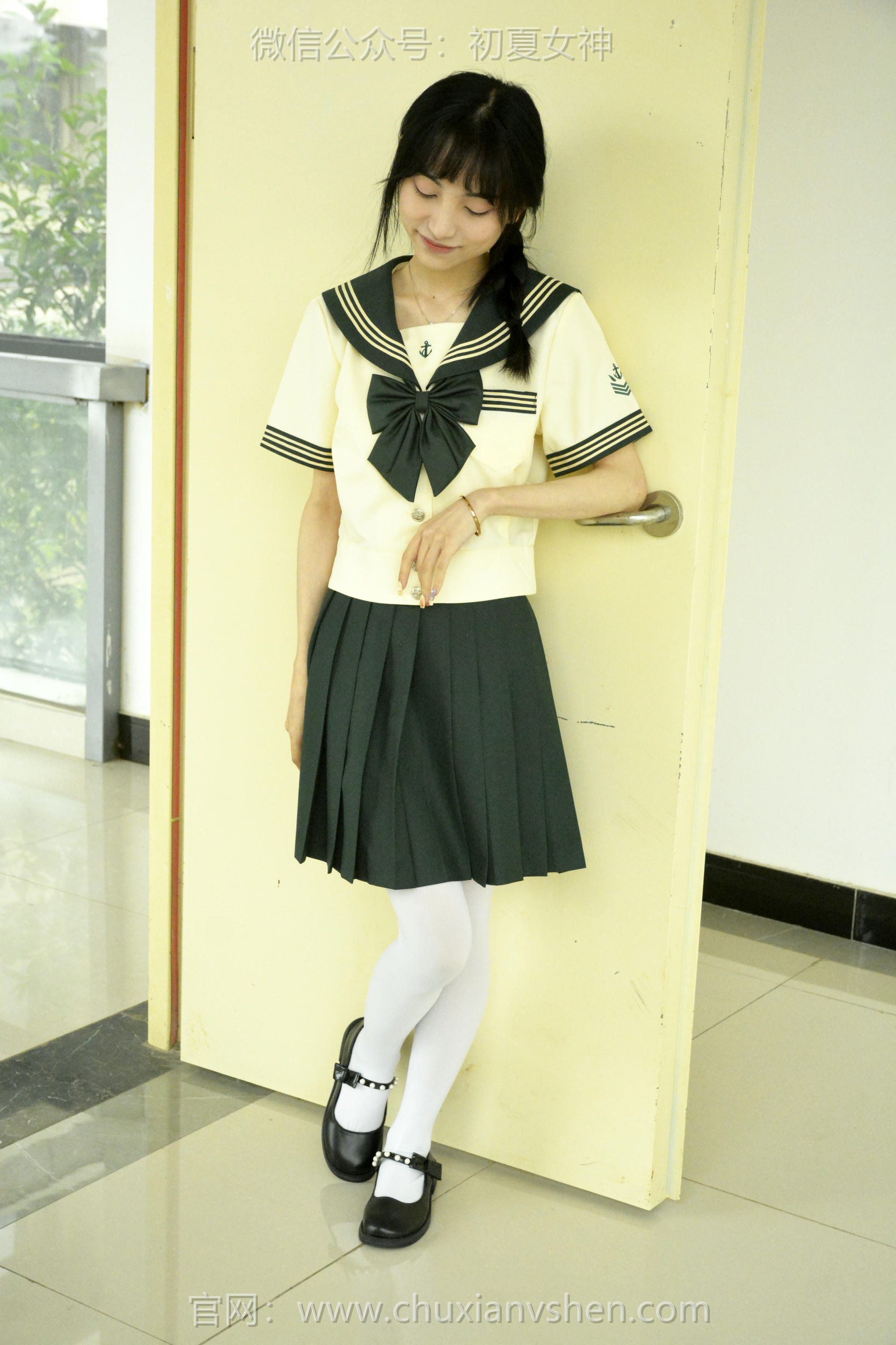 初夏女神 NO.237 柒柒~【绿色水手服】刚入手的水手服是时候展示一趟了 [140P1V 4.76 GB]_第1集