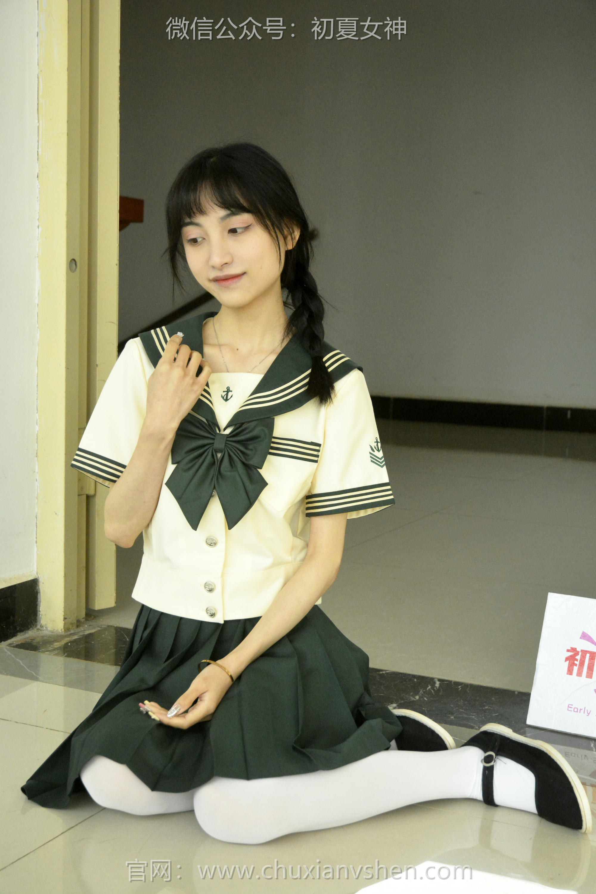 初夏女神 NO.237 柒柒~【绿色水手服】刚入手的水手服是时候展示一趟了 [140P1V 4.76 GB]_第7集