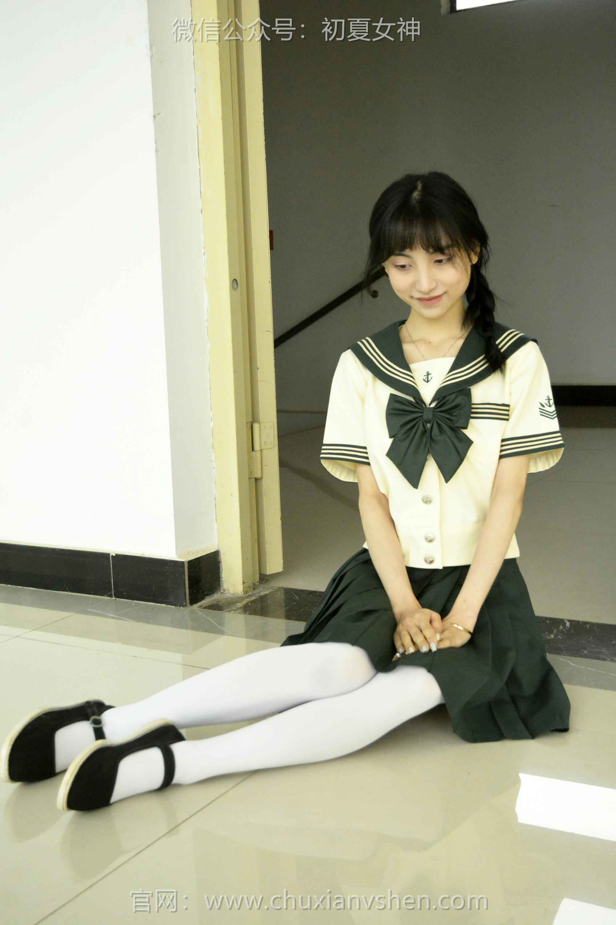 初夏女神 NO.237 柒柒~【绿色水手服】刚入手的水手服是时候展示一趟了 [140P1V 4.76 GB]_第7集