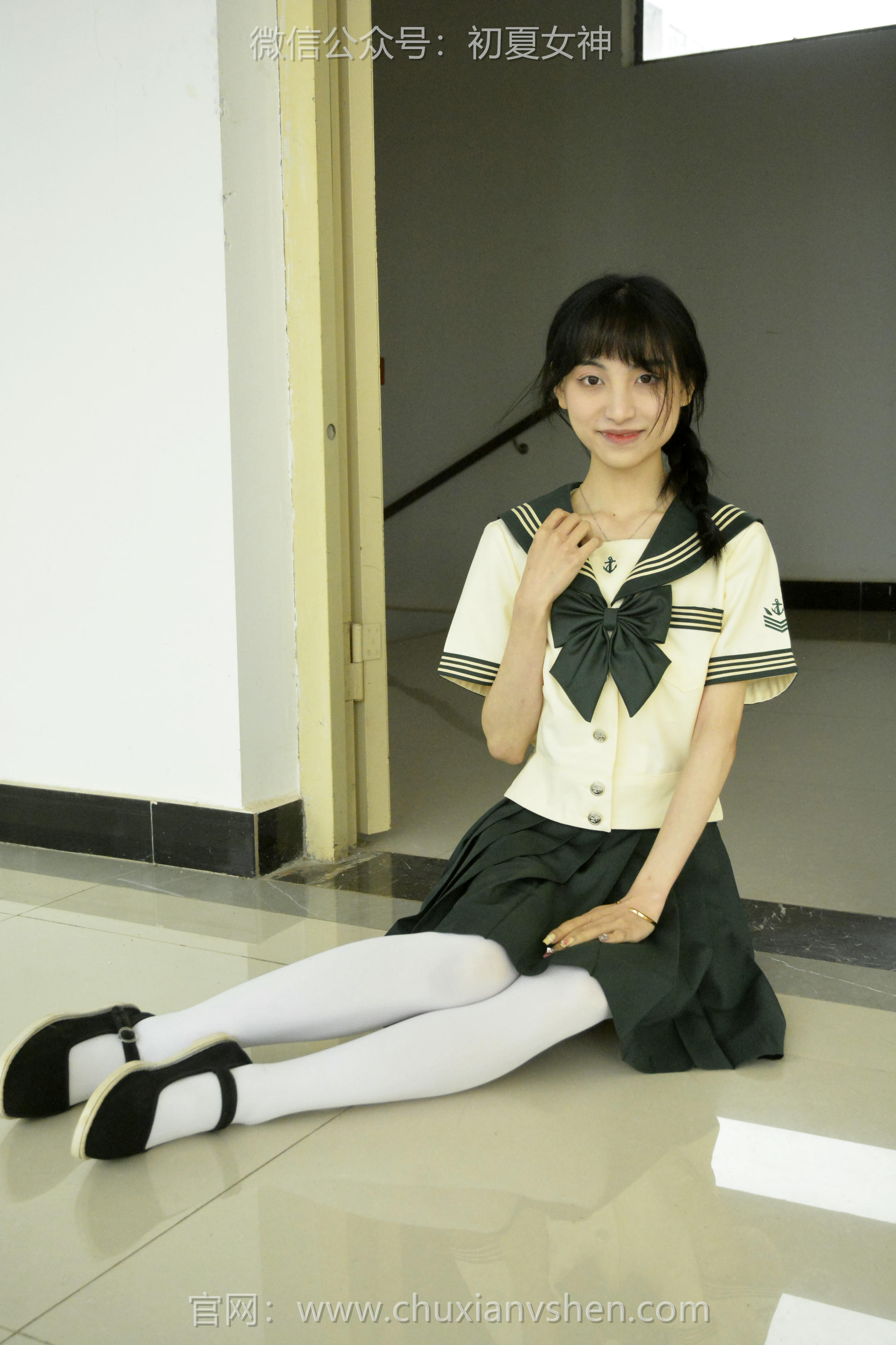 初夏女神 NO.237 柒柒~【绿色水手服】刚入手的水手服是时候展示一趟了 [140P1V 4.76 GB]_第7集