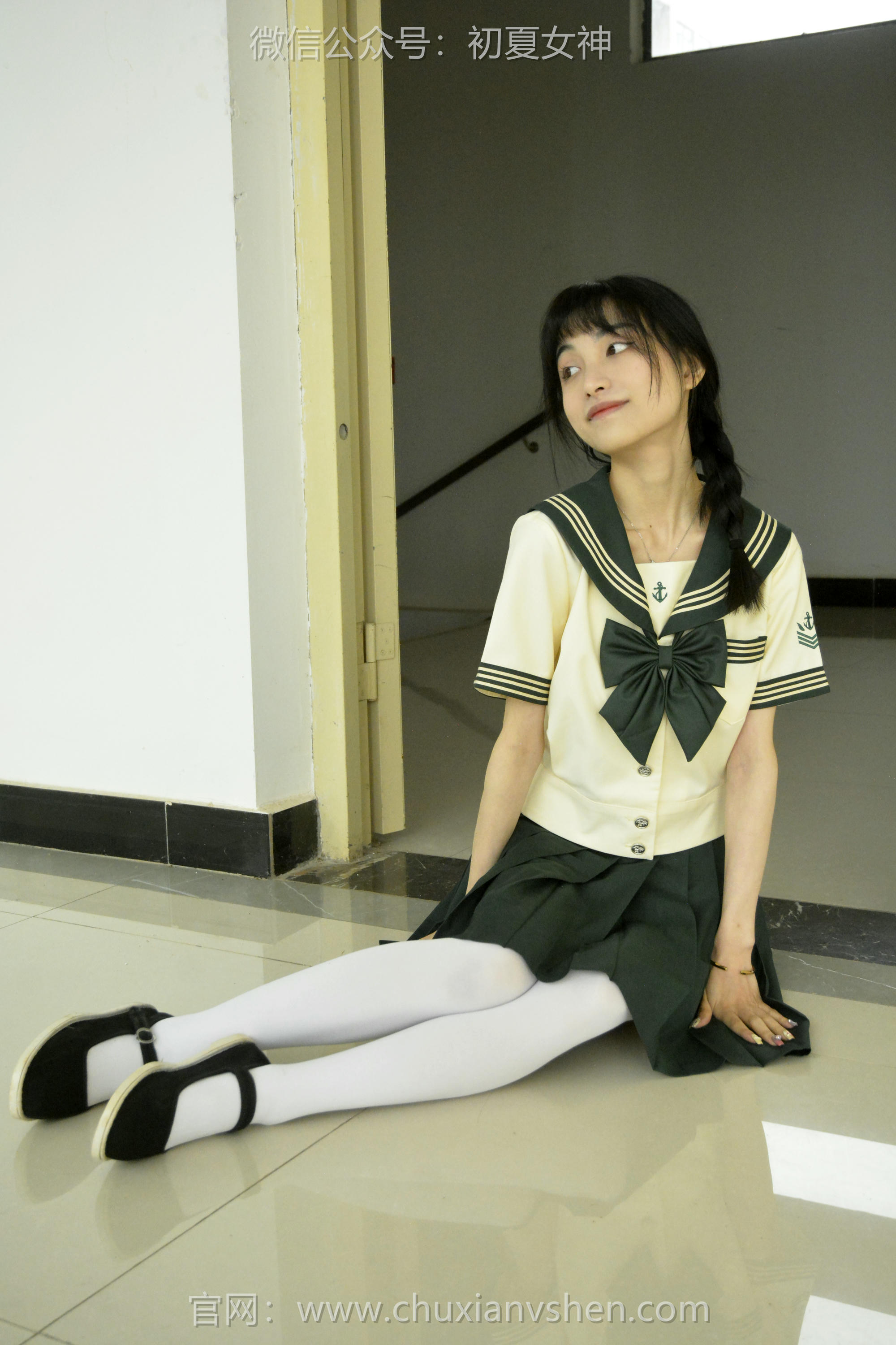 初夏女神 NO.237 柒柒~【绿色水手服】刚入手的水手服是时候展示一趟了 [140P1V 4.76 GB]_第7集