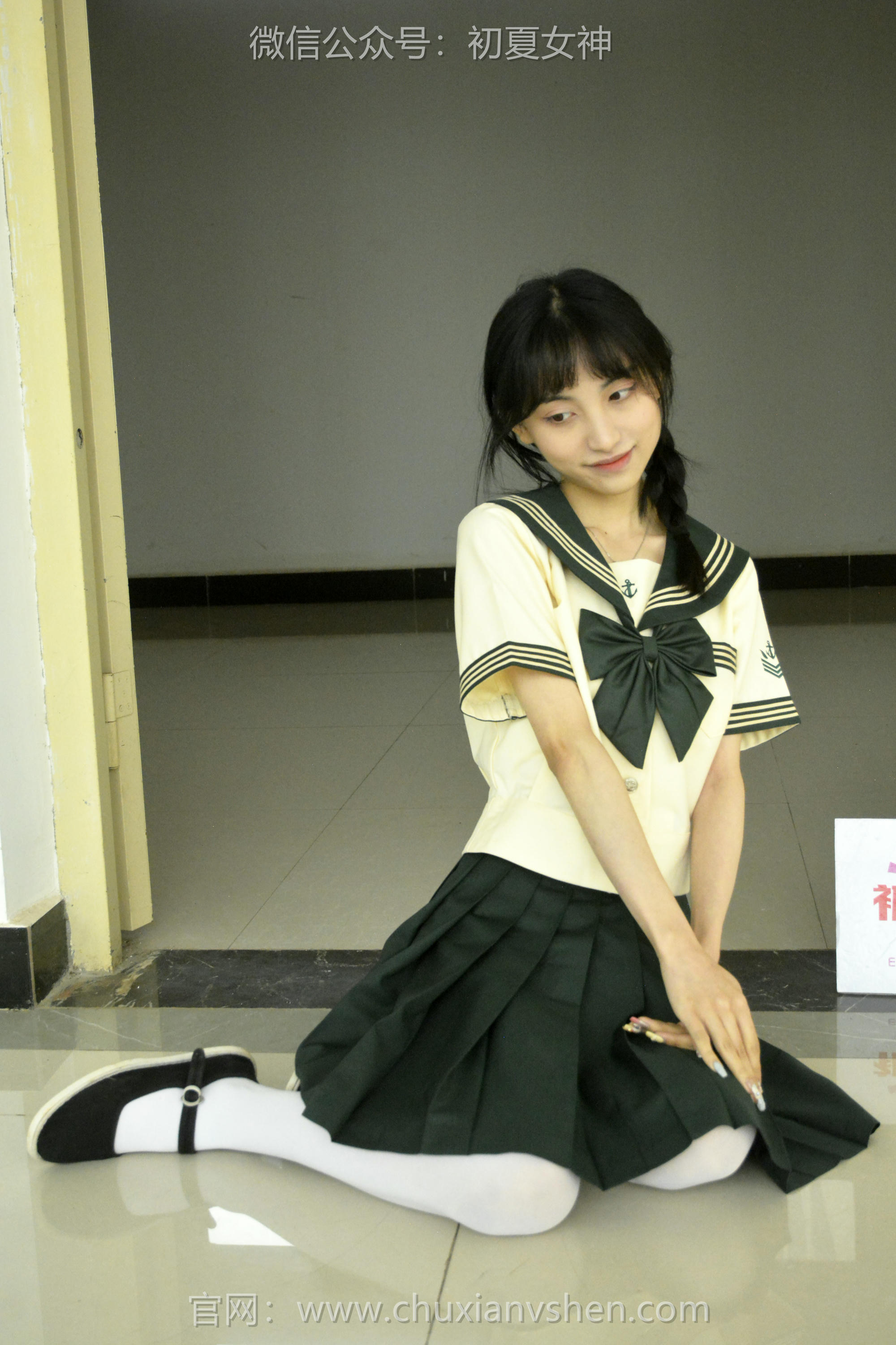 初夏女神 NO.237 柒柒~【绿色水手服】刚入手的水手服是时候展示一趟了 [140P1V 4.76 GB]_第7集