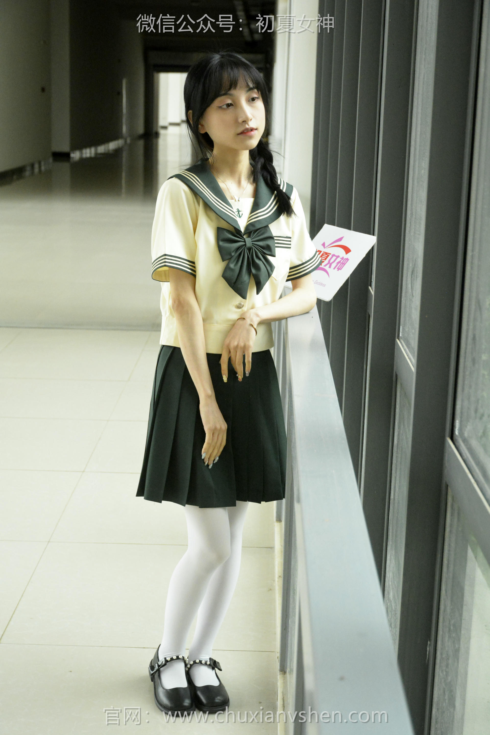 初夏女神 NO.237 柒柒~【绿色水手服】刚入手的水手服是时候展示一趟了 [140P1V 4.76 GB]_第1集