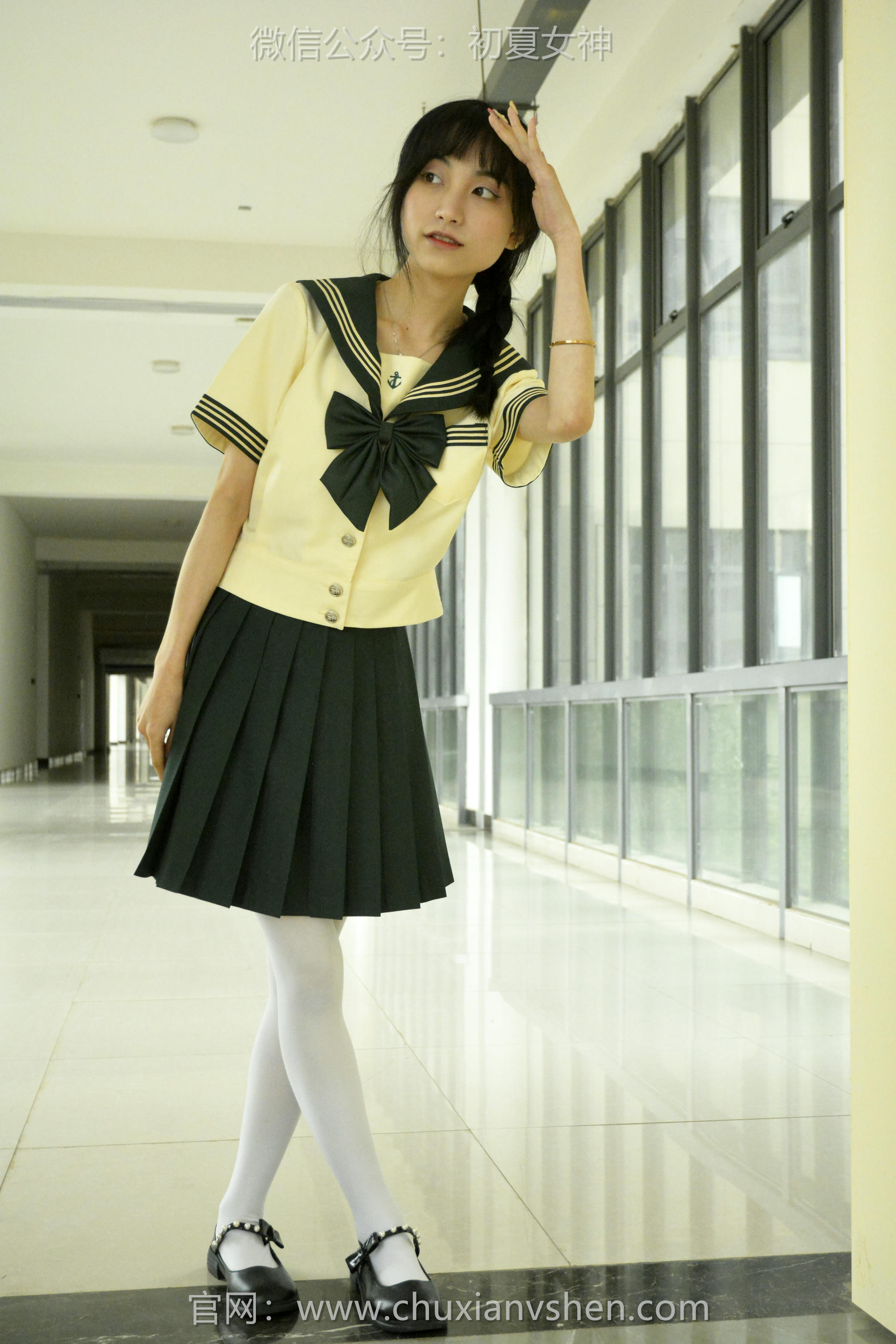 初夏女神 NO.237 柒柒~【绿色水手服】刚入手的水手服是时候展示一趟了 [140P1V 4.76 GB]_第1集