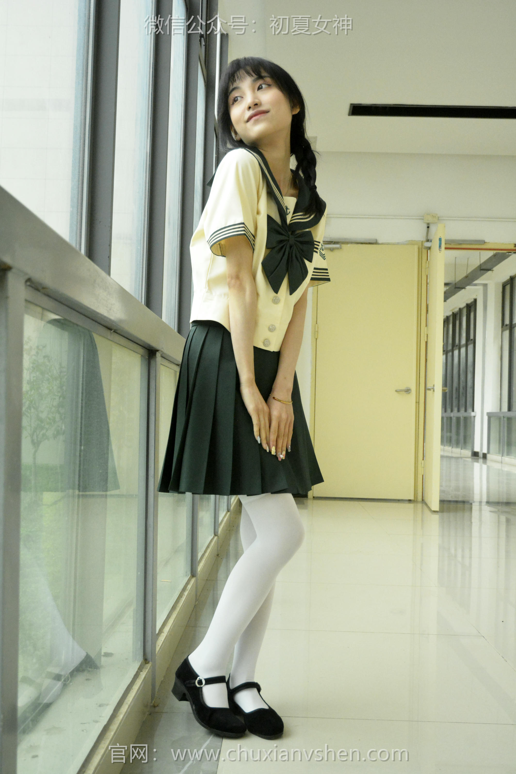 初夏女神 NO.237 柒柒~【绿色水手服】刚入手的水手服是时候展示一趟了 [140P1V 4.76 GB]_第4集