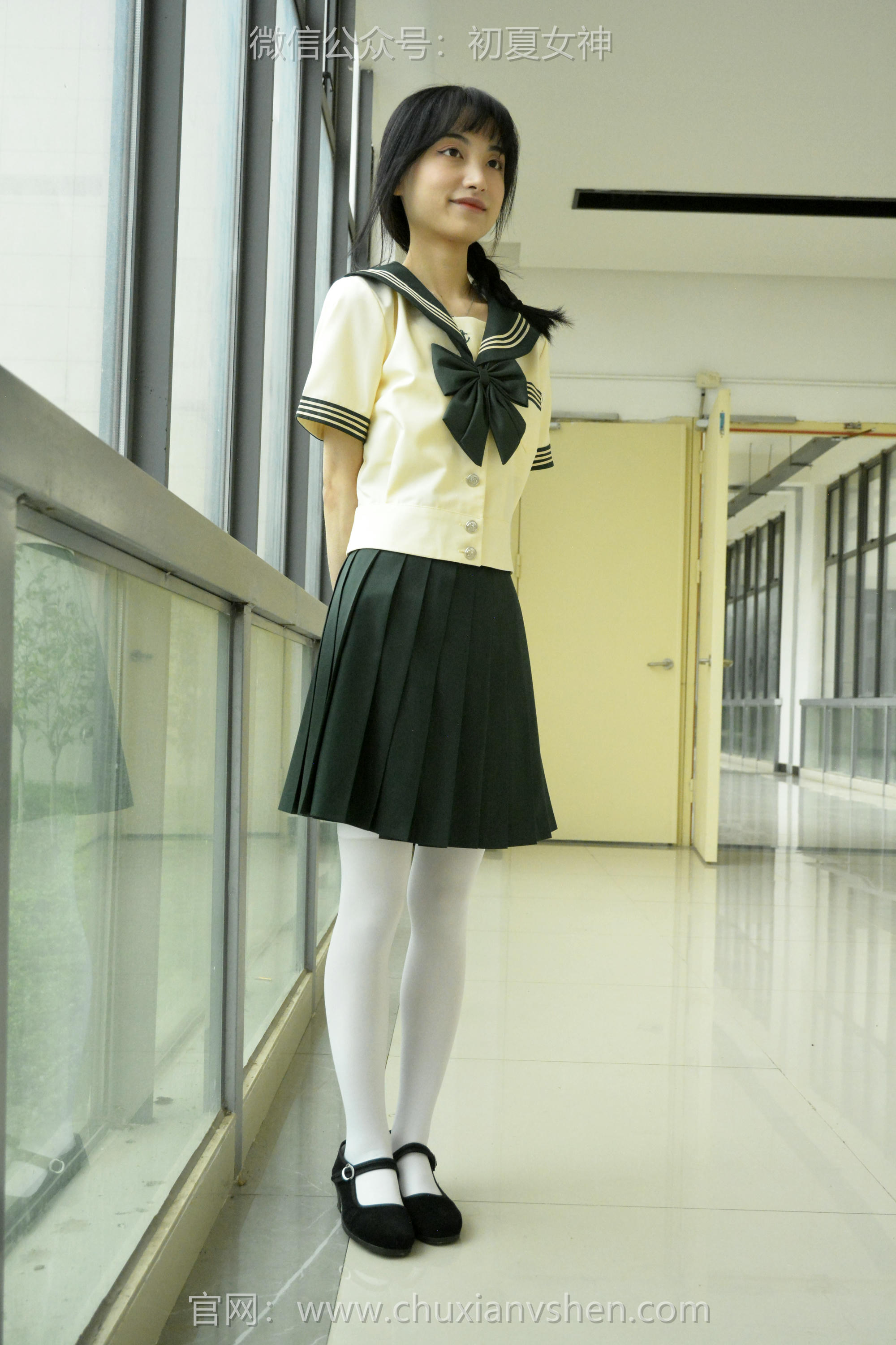 初夏女神 NO.237 柒柒~【绿色水手服】刚入手的水手服是时候展示一趟了 [140P1V 4.76 GB]_第4集