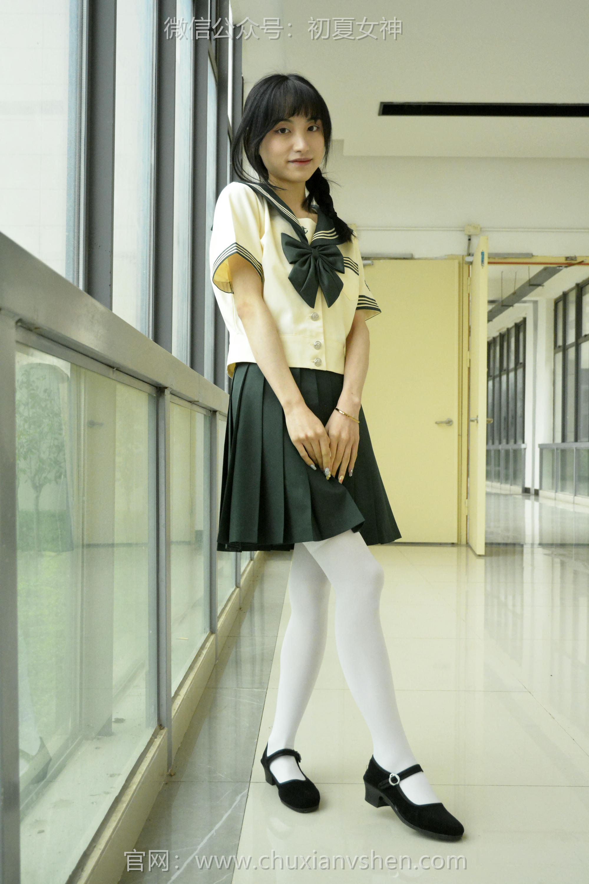 初夏女神 NO.237 柒柒~【绿色水手服】刚入手的水手服是时候展示一趟了 [140P1V 4.76 GB]_第4集