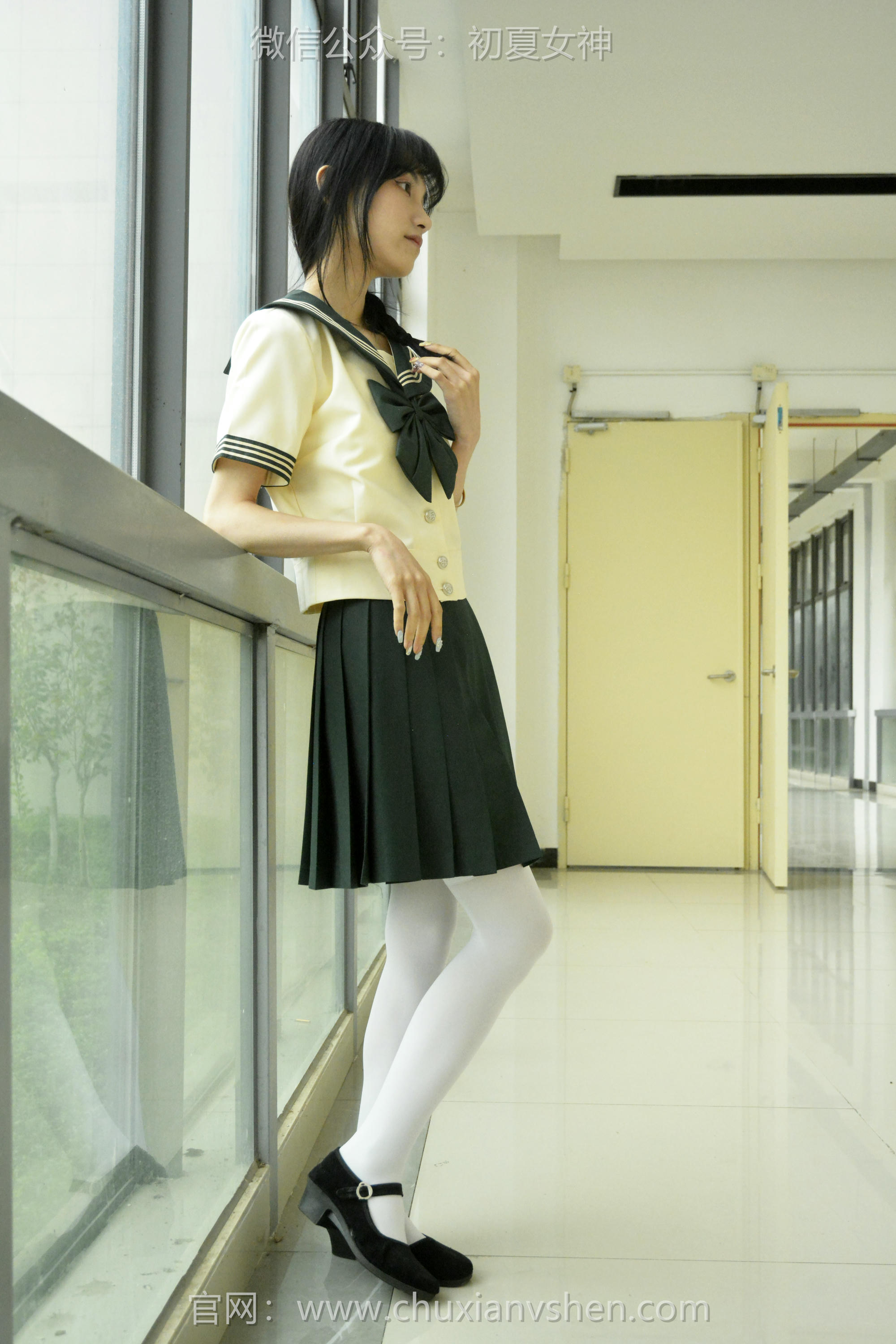 初夏女神 NO.237 柒柒~【绿色水手服】刚入手的水手服是时候展示一趟了 [140P1V 4.76 GB]_第4集