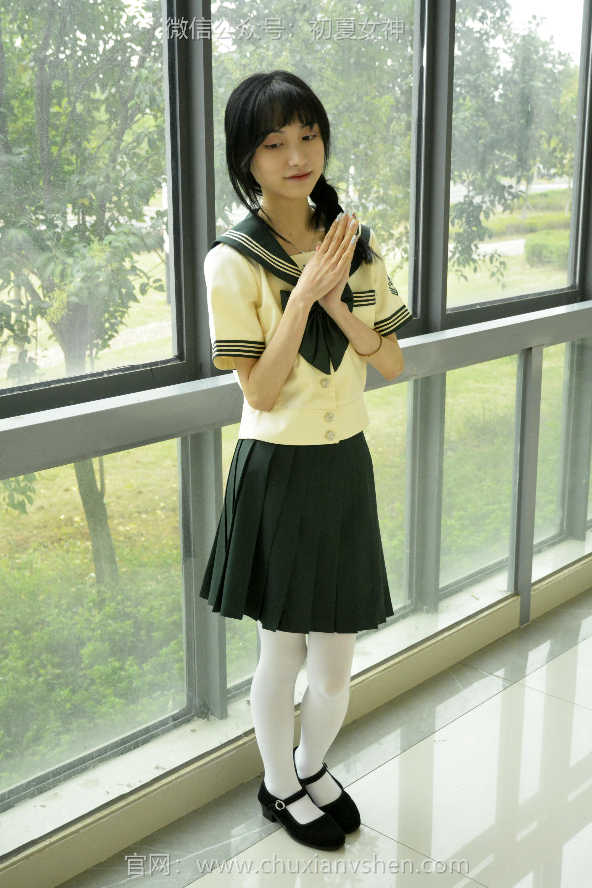 初夏女神 NO.237 柒柒~【绿色水手服】刚入手的水手服是时候展示一趟了 [140P1V 4.76 GB]_第5集