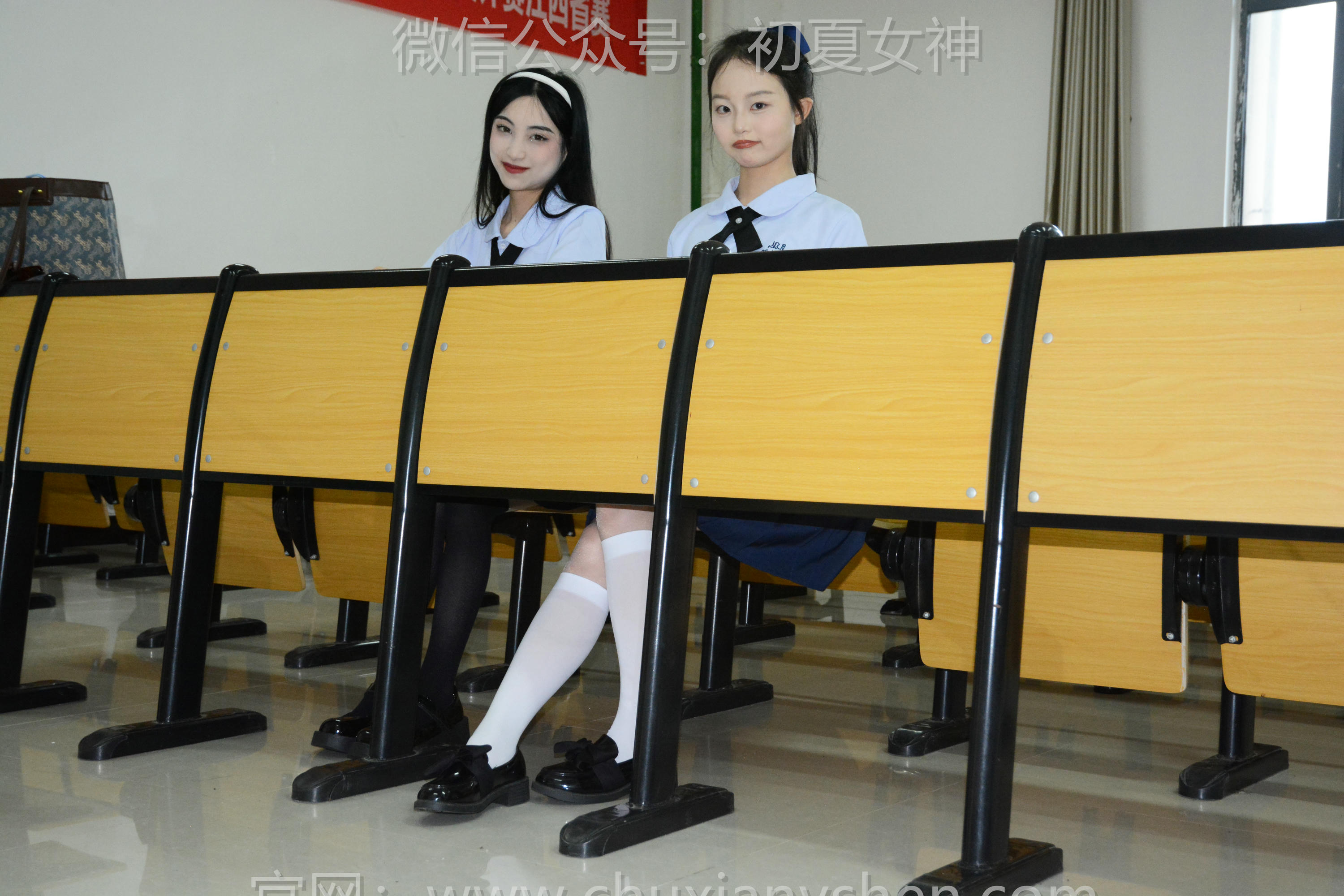 初夏女神 NO.247 柒柒、双双、环环~《学院之风》[110P1V 5.92GB]_第1集