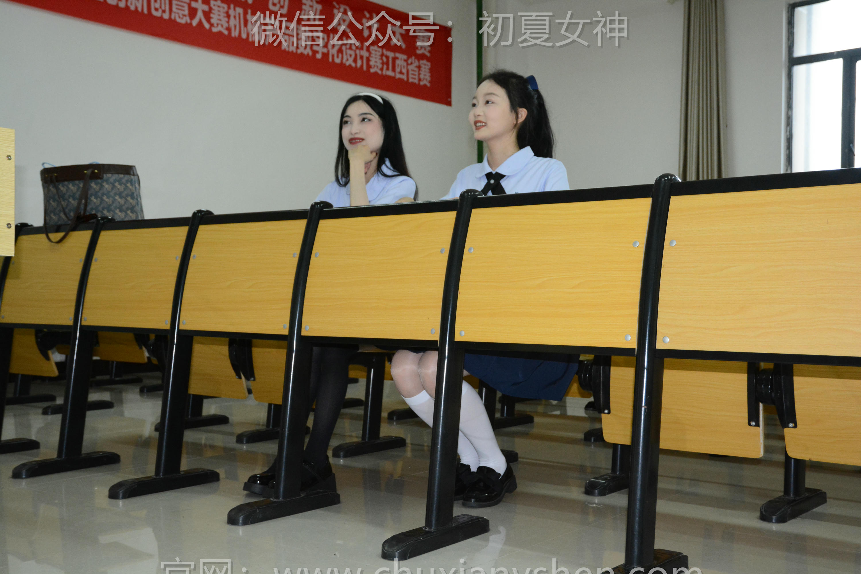 初夏女神 NO.247 柒柒、双双、环环~《学院之风》[110P1V 5.92GB]_第1集