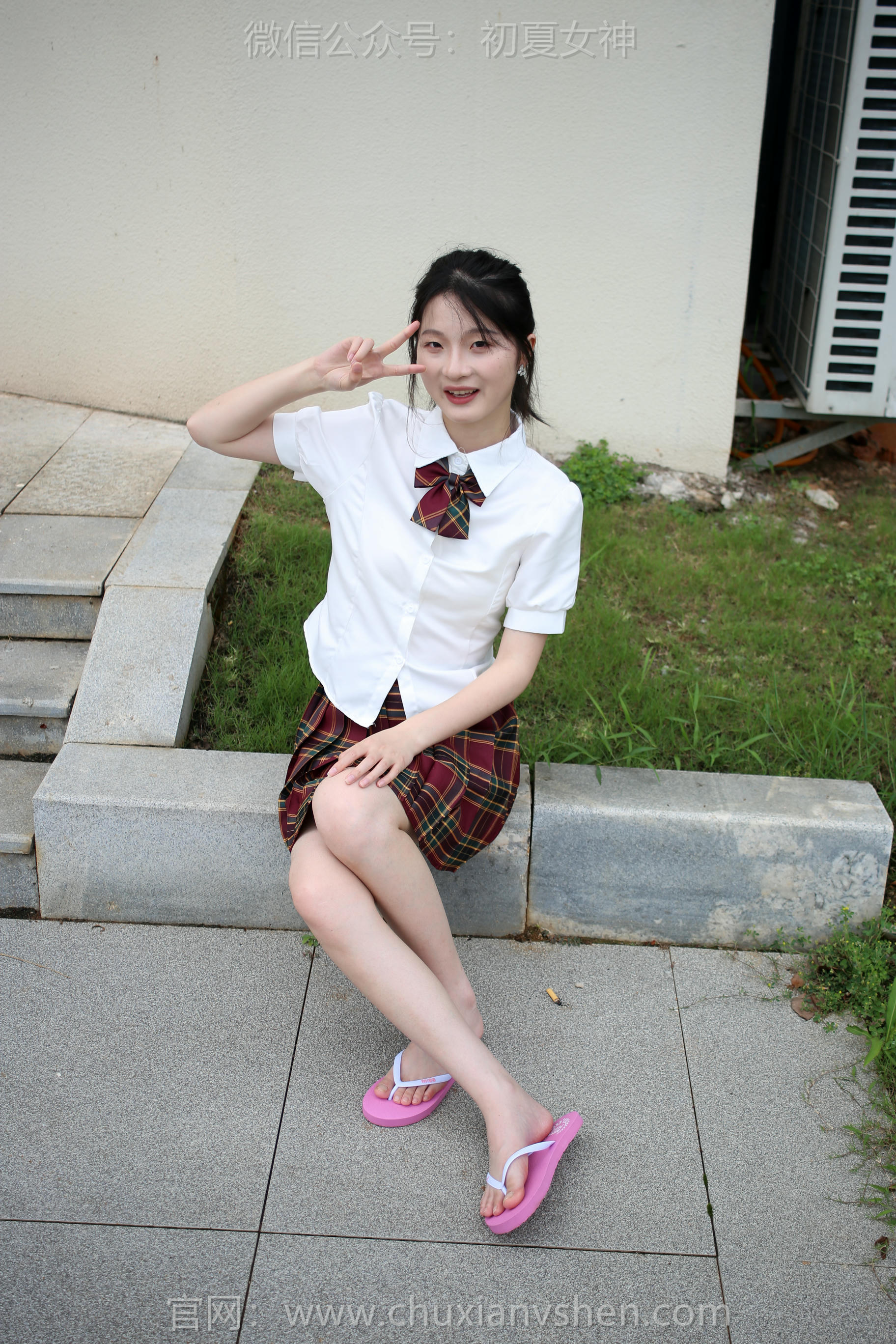 初夏女神 NO.251 安妮~【JK人字拖 [130P1V 4.99 GB]_第5集