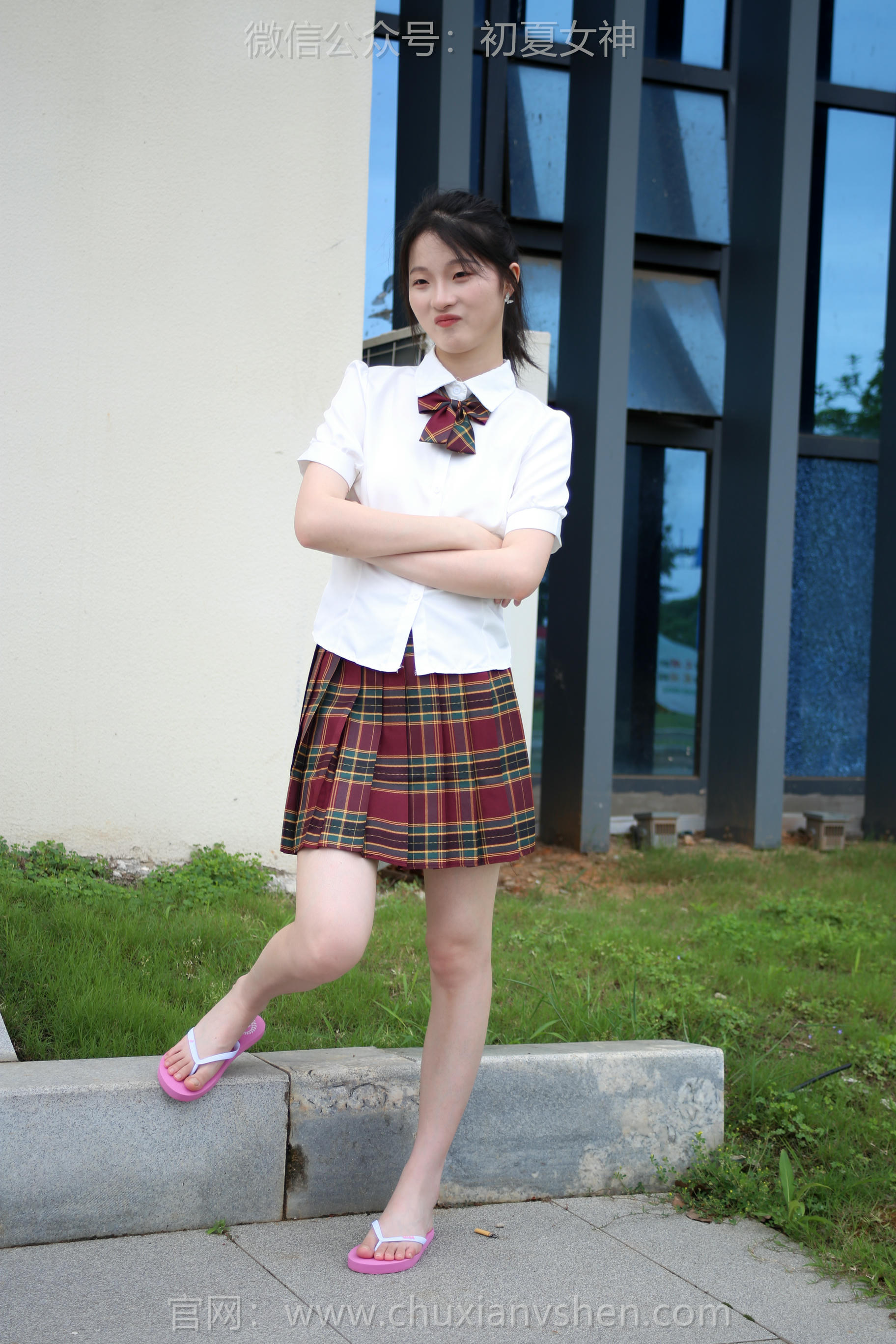 初夏女神 NO.251 安妮~【JK人字拖 [130P1V 4.99 GB]_第6集