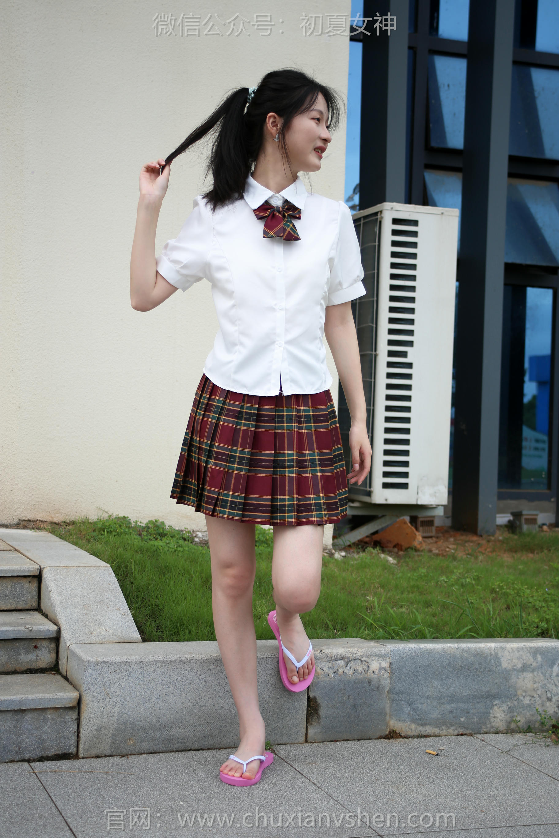 初夏女神 NO.251 安妮~【JK人字拖 [130P1V 4.99 GB]_第6集