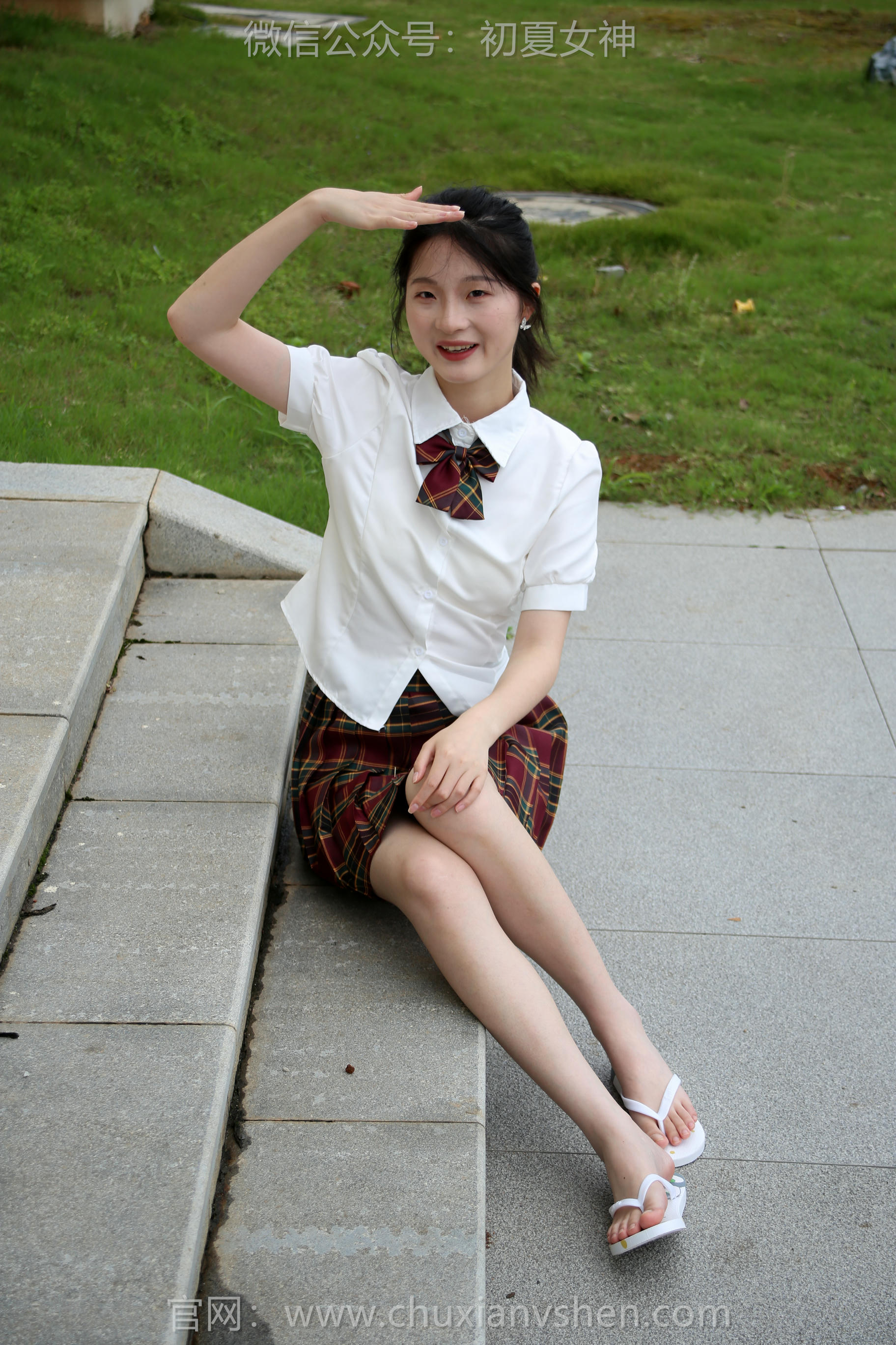 初夏女神 NO.251 安妮~【JK人字拖 [130P1V 4.99 GB]_第1集