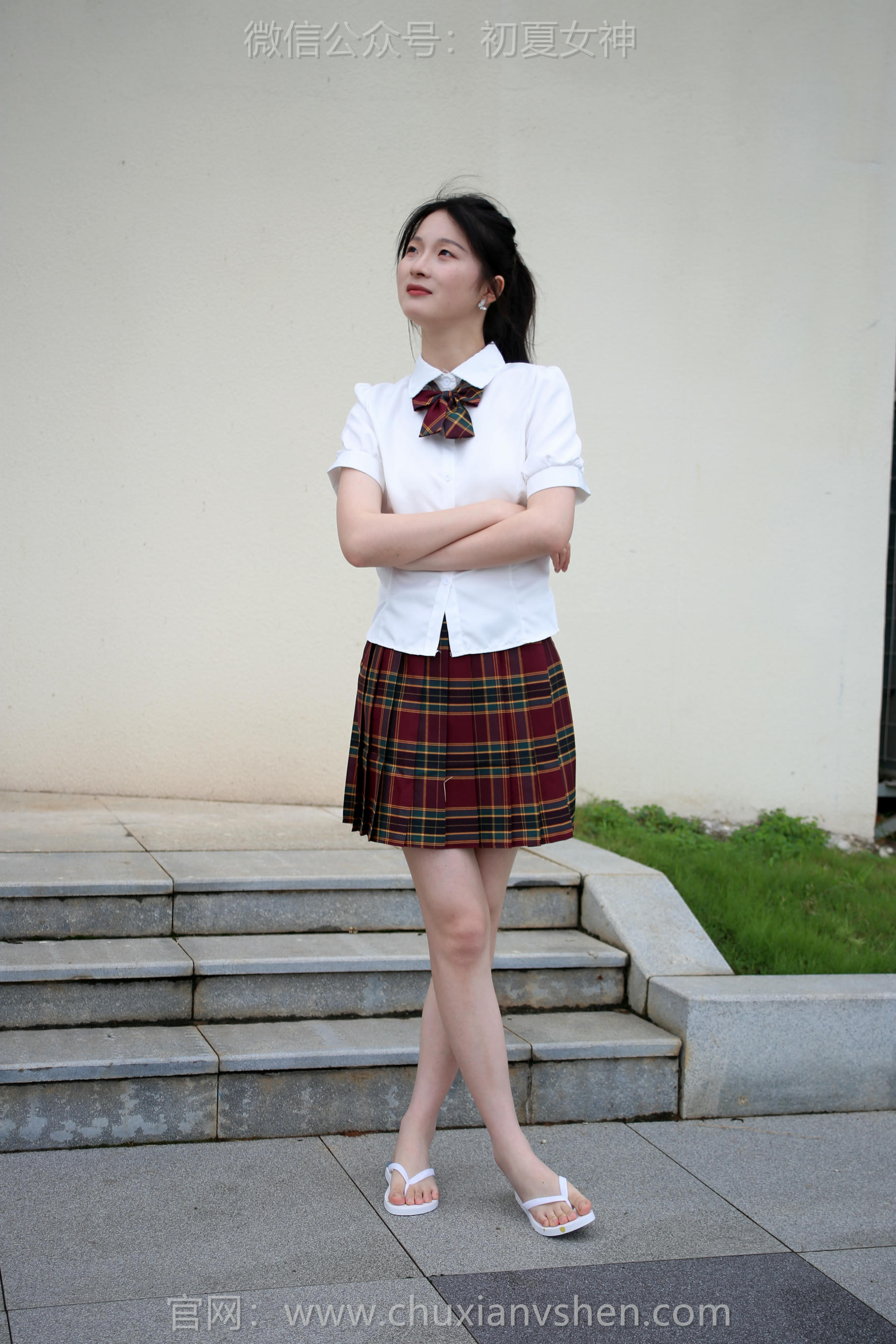 初夏女神 NO.251 安妮~【JK人字拖 [130P1V 4.99 GB]_第1集