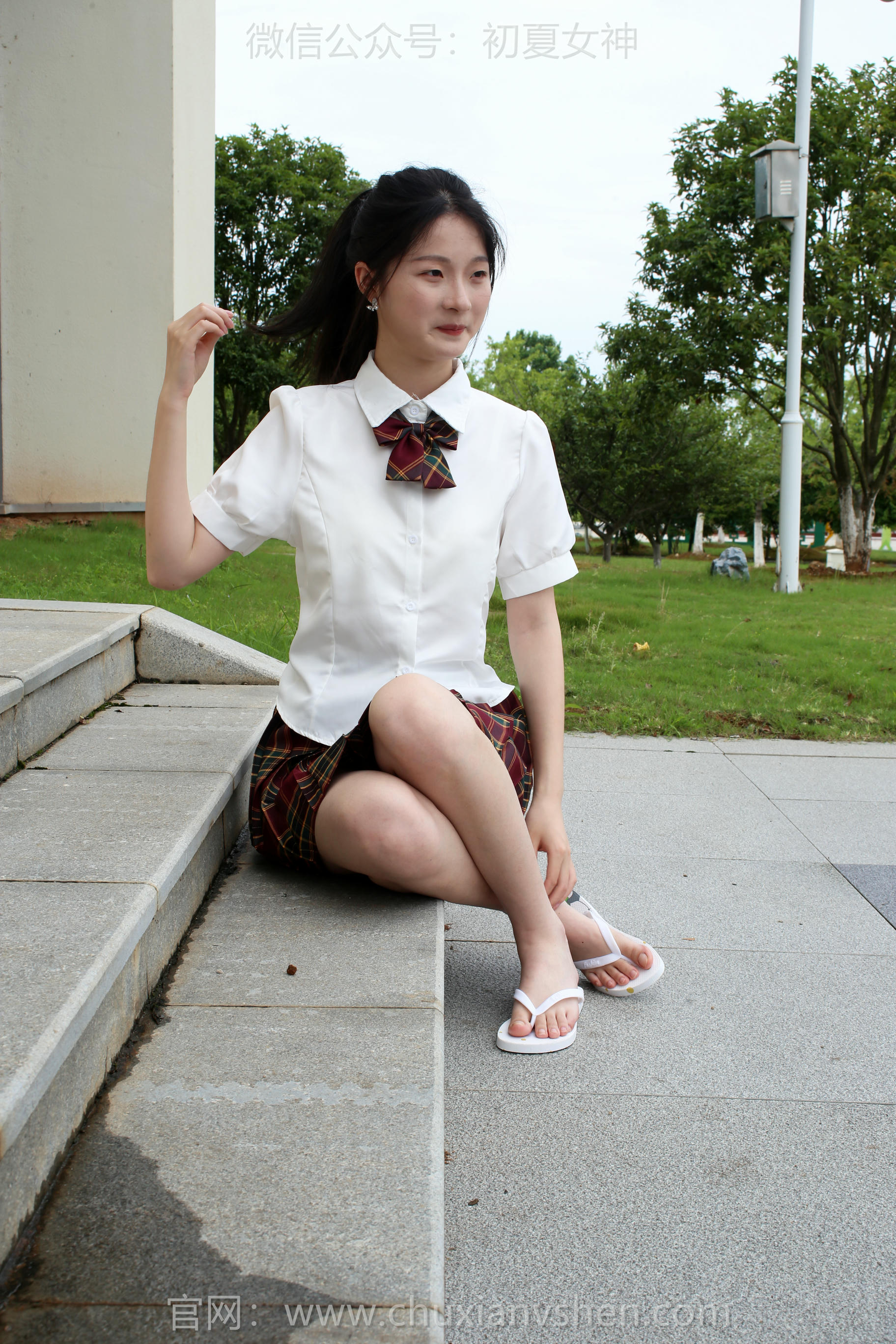 初夏女神 NO.251 安妮~【JK人字拖 [130P1V 4.99 GB]_第2集