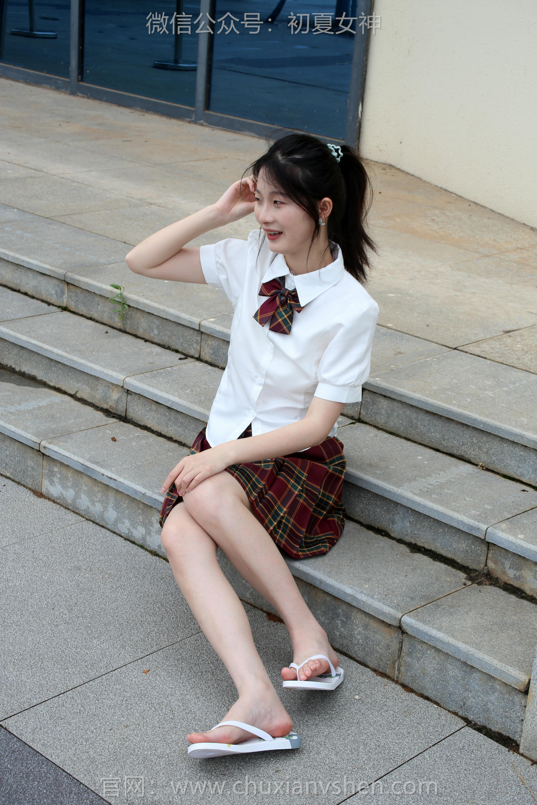 初夏女神 NO.251 安妮~【JK人字拖 [130P1V 4.99 GB]_第2集