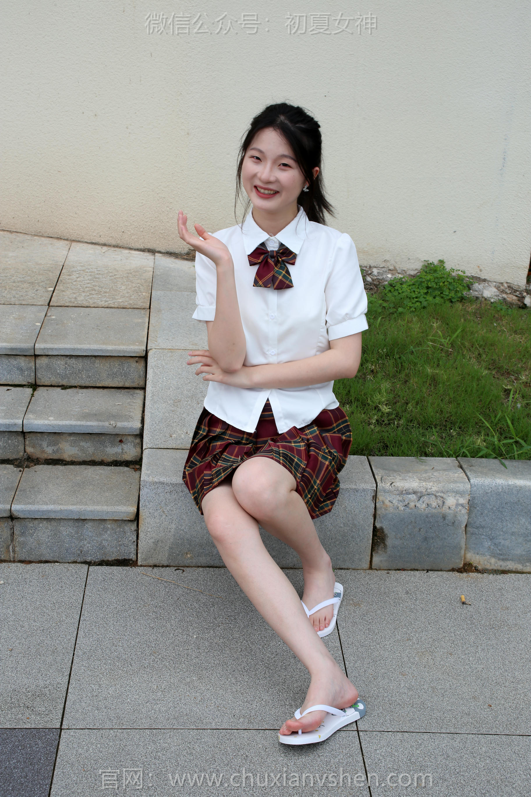 初夏女神 NO.251 安妮~【JK人字拖 [130P1V 4.99 GB]_第2集