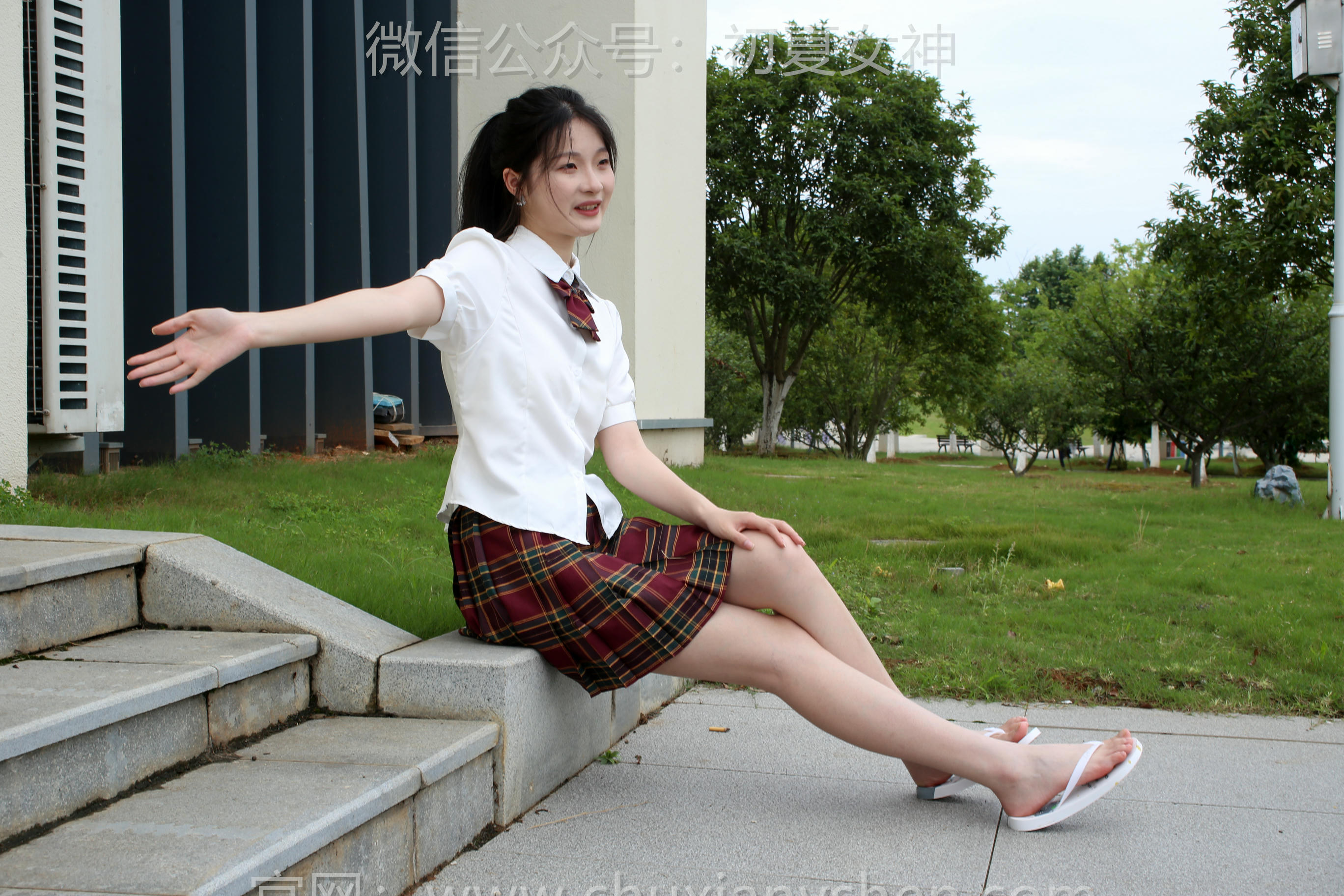 初夏女神 NO.251 安妮~【JK人字拖 [130P1V 4.99 GB]_第2集