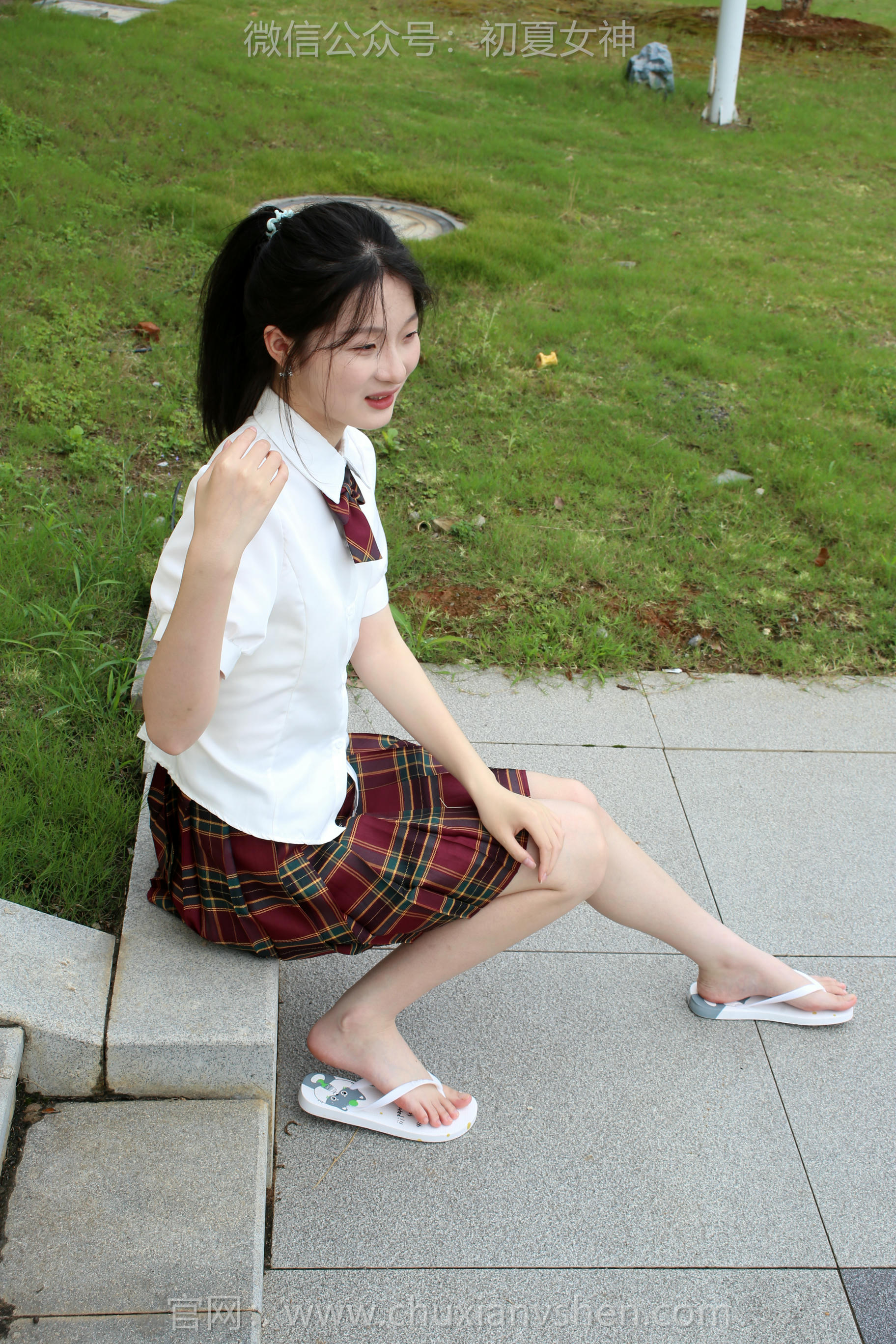 初夏女神 NO.251 安妮~【JK人字拖 [130P1V 4.99 GB]_第3集