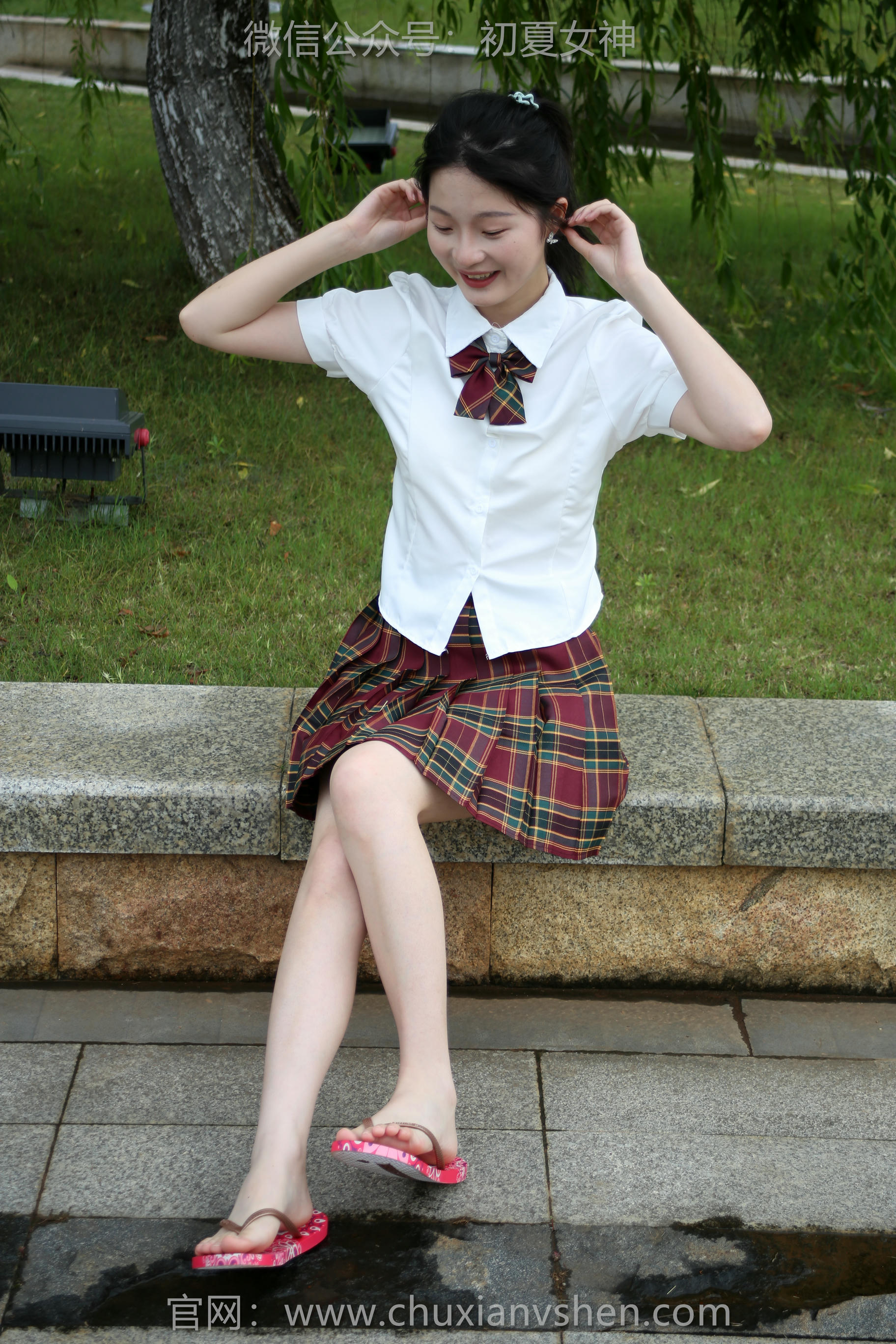 初夏女神 NO.251 安妮~【JK人字拖 [130P1V 4.99 GB]_第3集