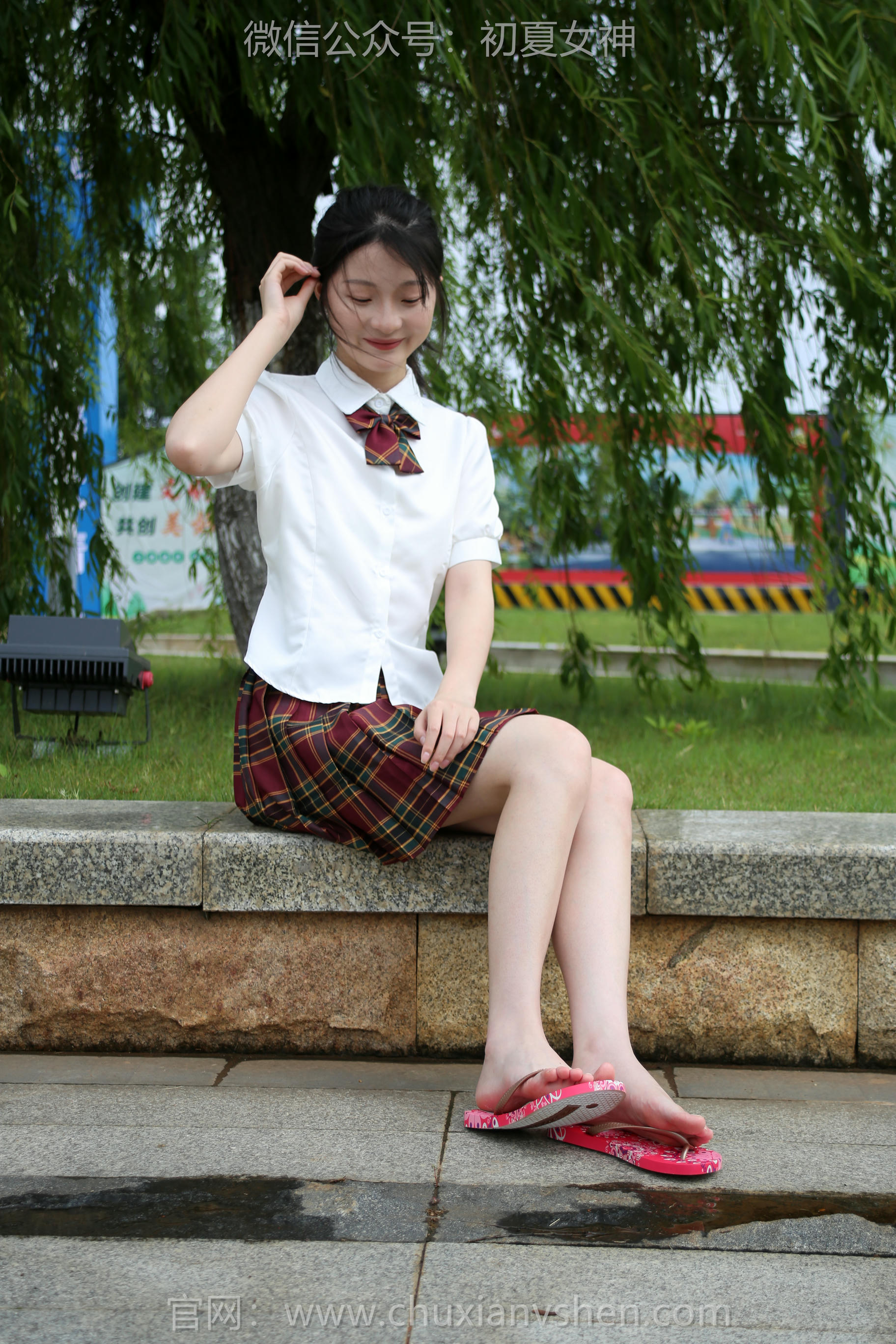 初夏女神 NO.251 安妮~【JK人字拖 [130P1V 4.99 GB]_第4集