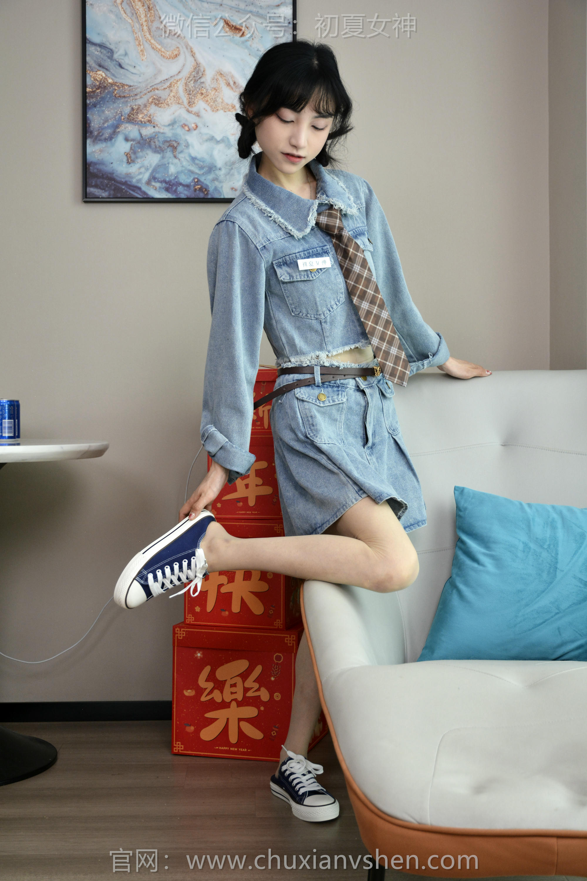 初夏女神 NO.252 柒柒~《浪漫牛仔》[140P1V 6.22GB]_第7集