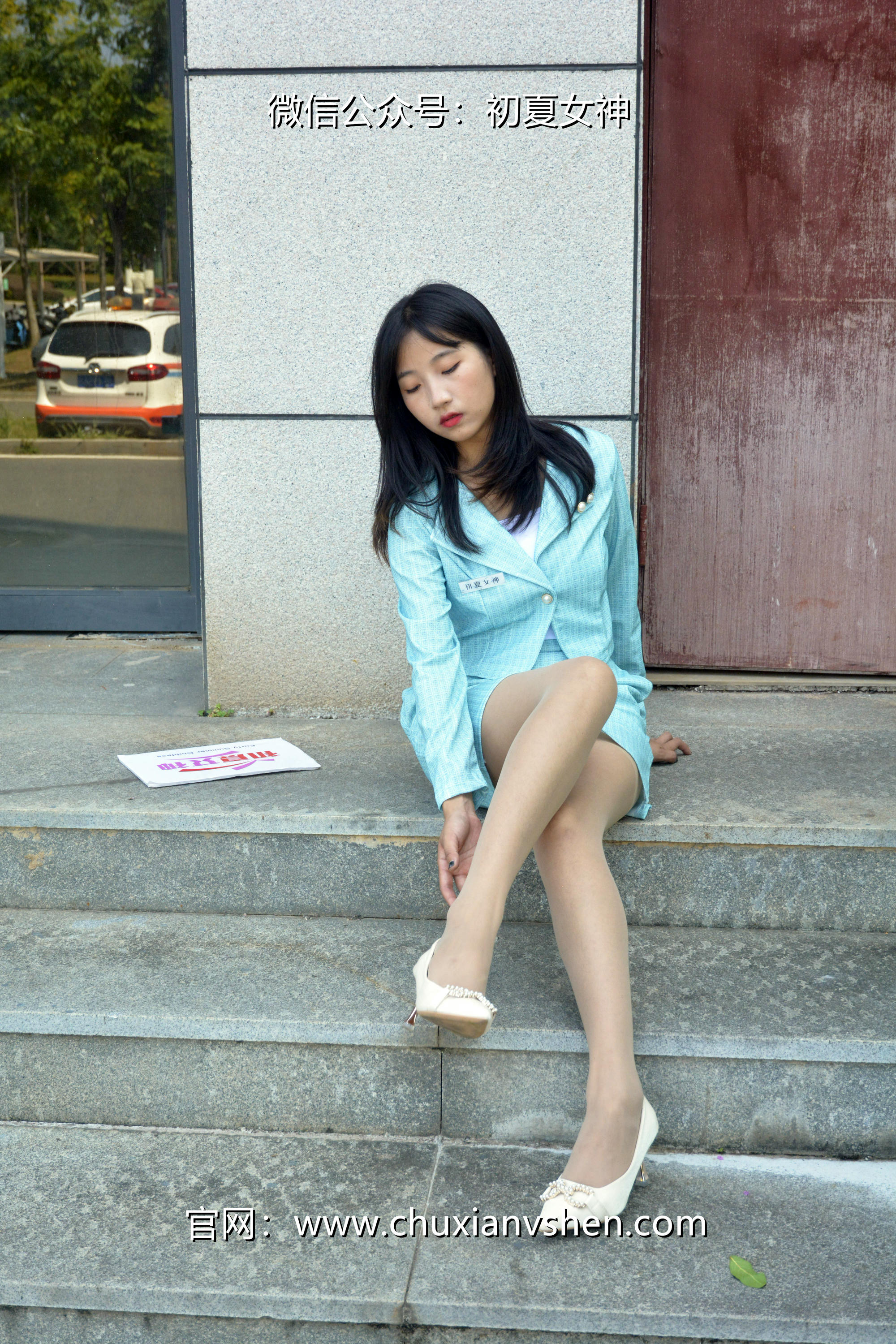 初夏女神 NO.022  点点 浅蓝正装[160P+1V／4.93GB]_第3集