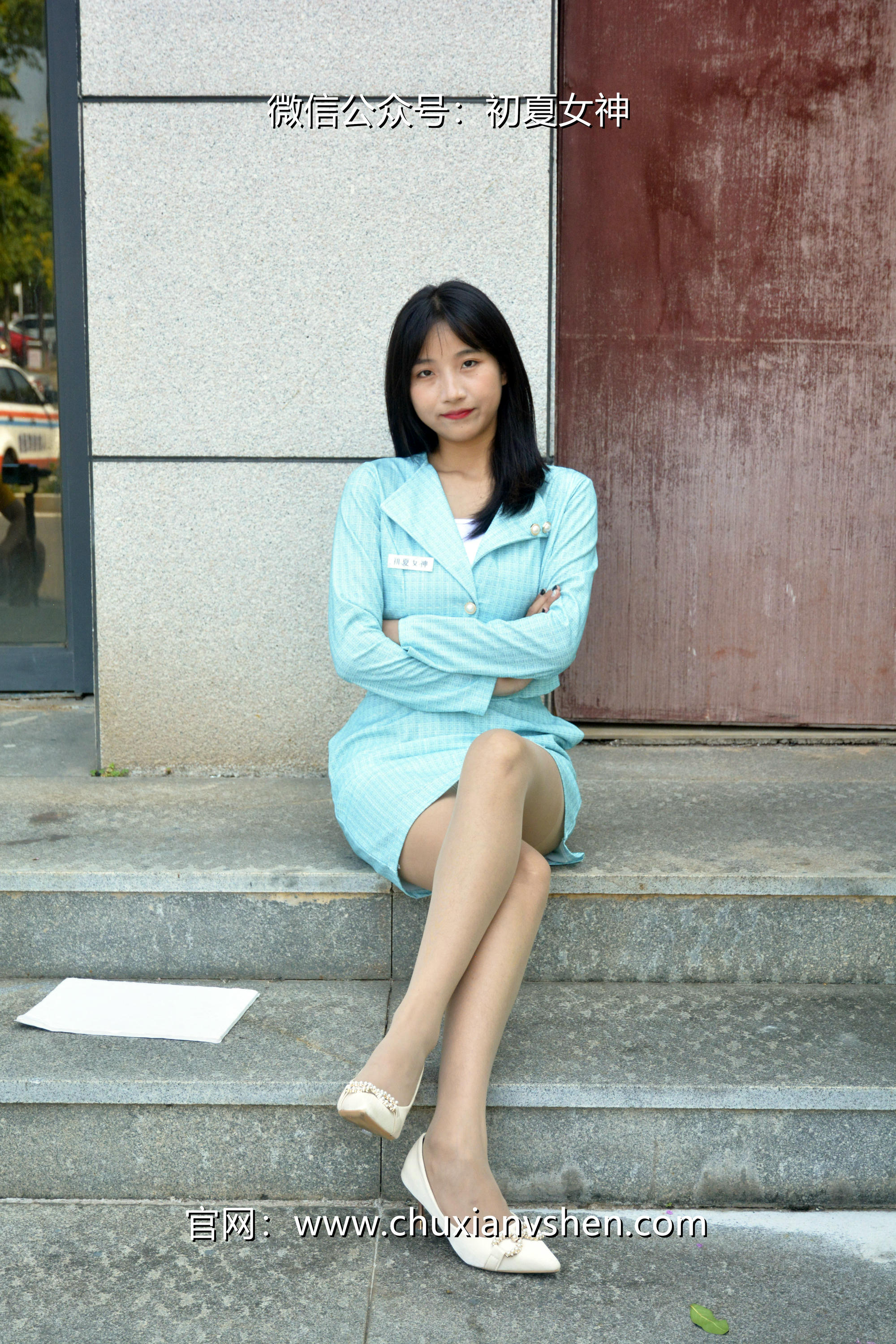 初夏女神 NO.022  点点 浅蓝正装[160P+1V／4.93GB]_第3集