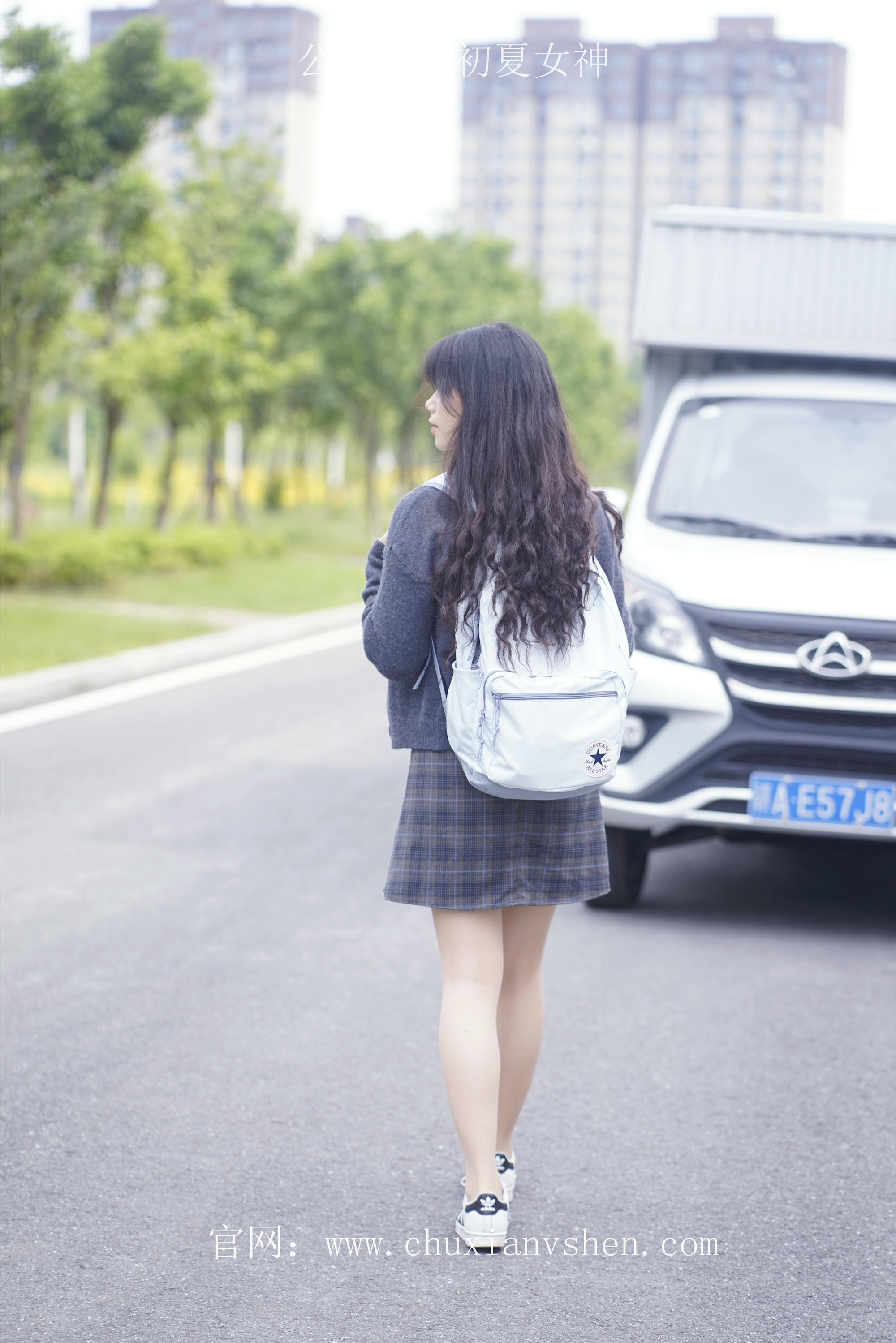 初夏女神 NO.068 欢欢 新晋学妹-校园游览[158P+1V／5.64GB]_第7集