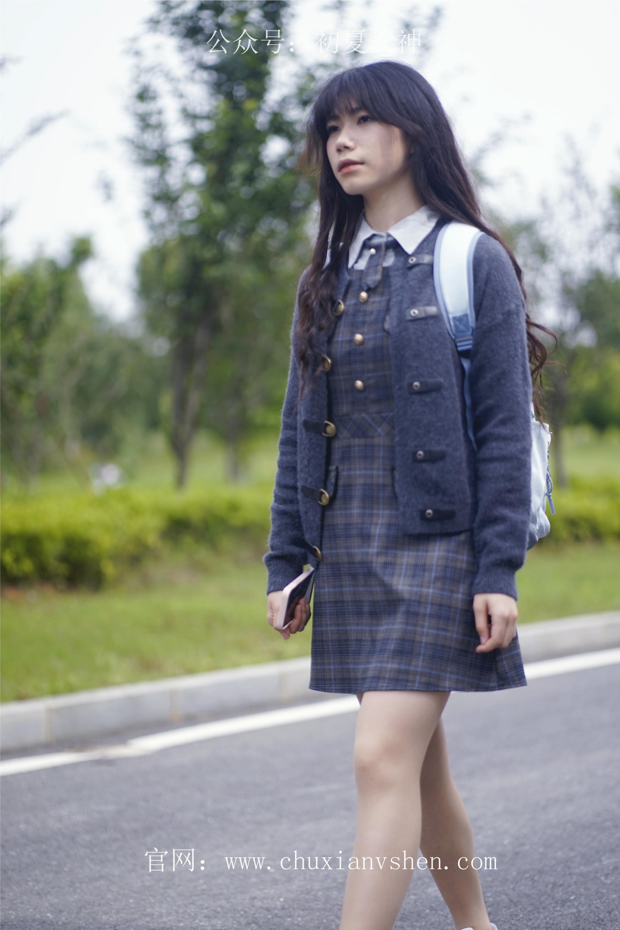 初夏女神 NO.068 欢欢 新晋学妹-校园游览[158P+1V／5.64GB]_第7集