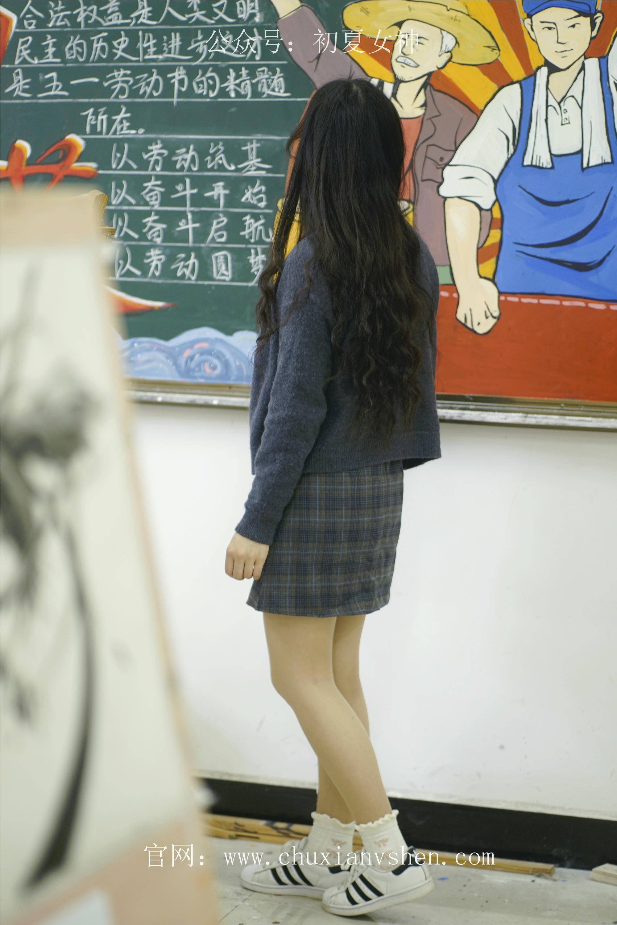 初夏女神 NO.068 欢欢 新晋学妹-校园游览[158P+1V／5.64GB]_第4集