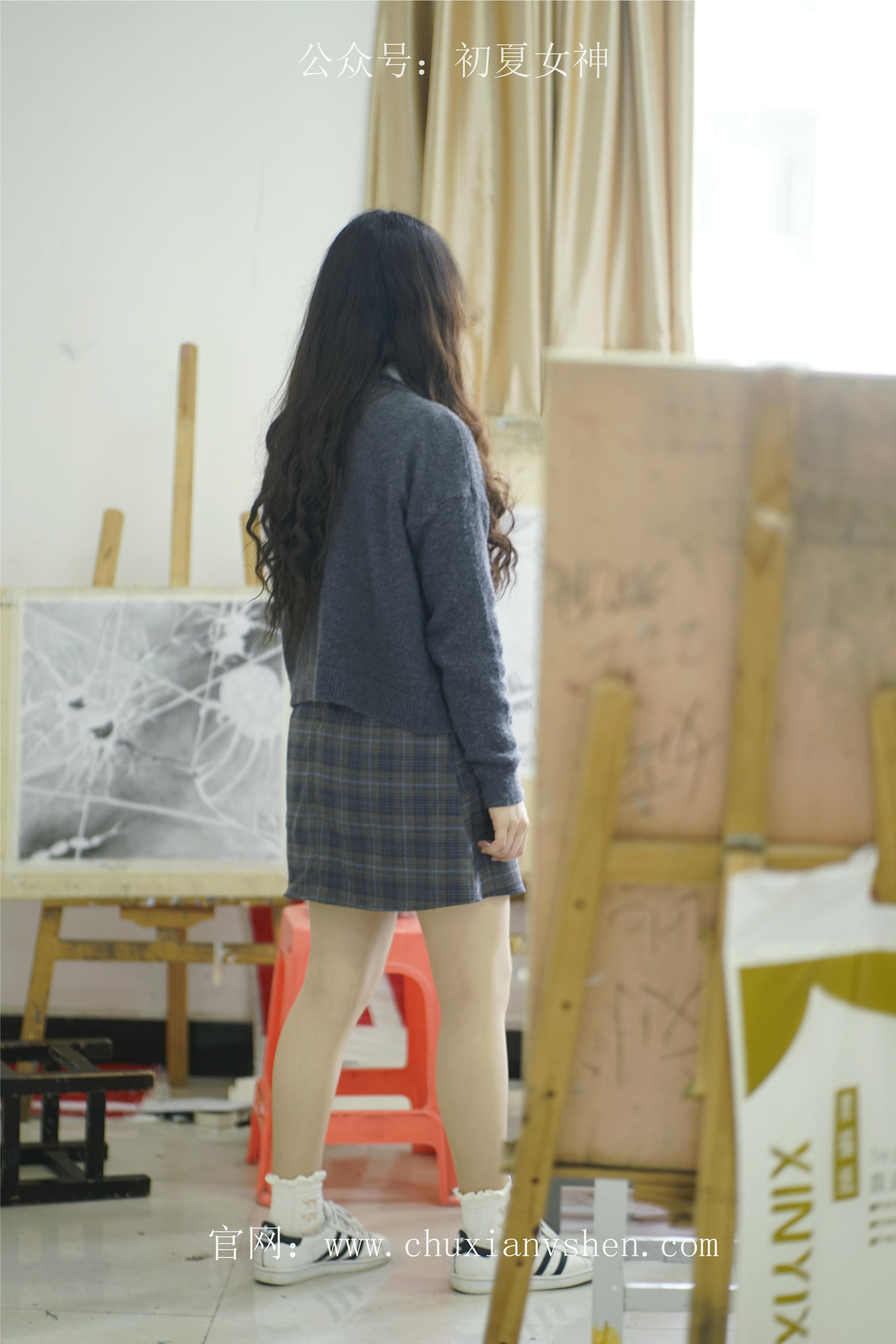 初夏女神 NO.068 欢欢 新晋学妹-校园游览[158P+1V／5.64GB]_第4集