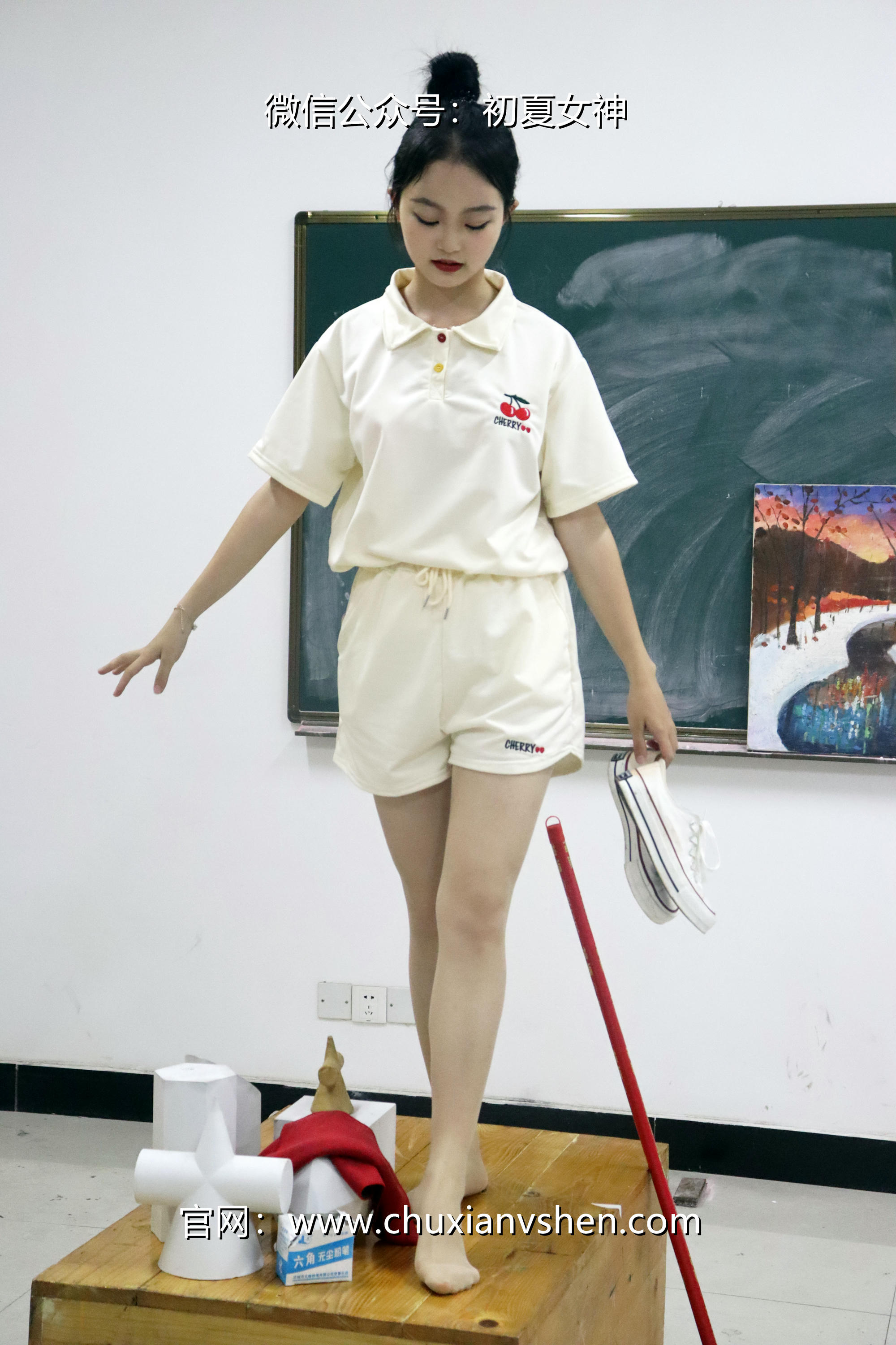 初夏女神 NO.078 双双 打扫教室[145P+1V／5.13GB]_第7集