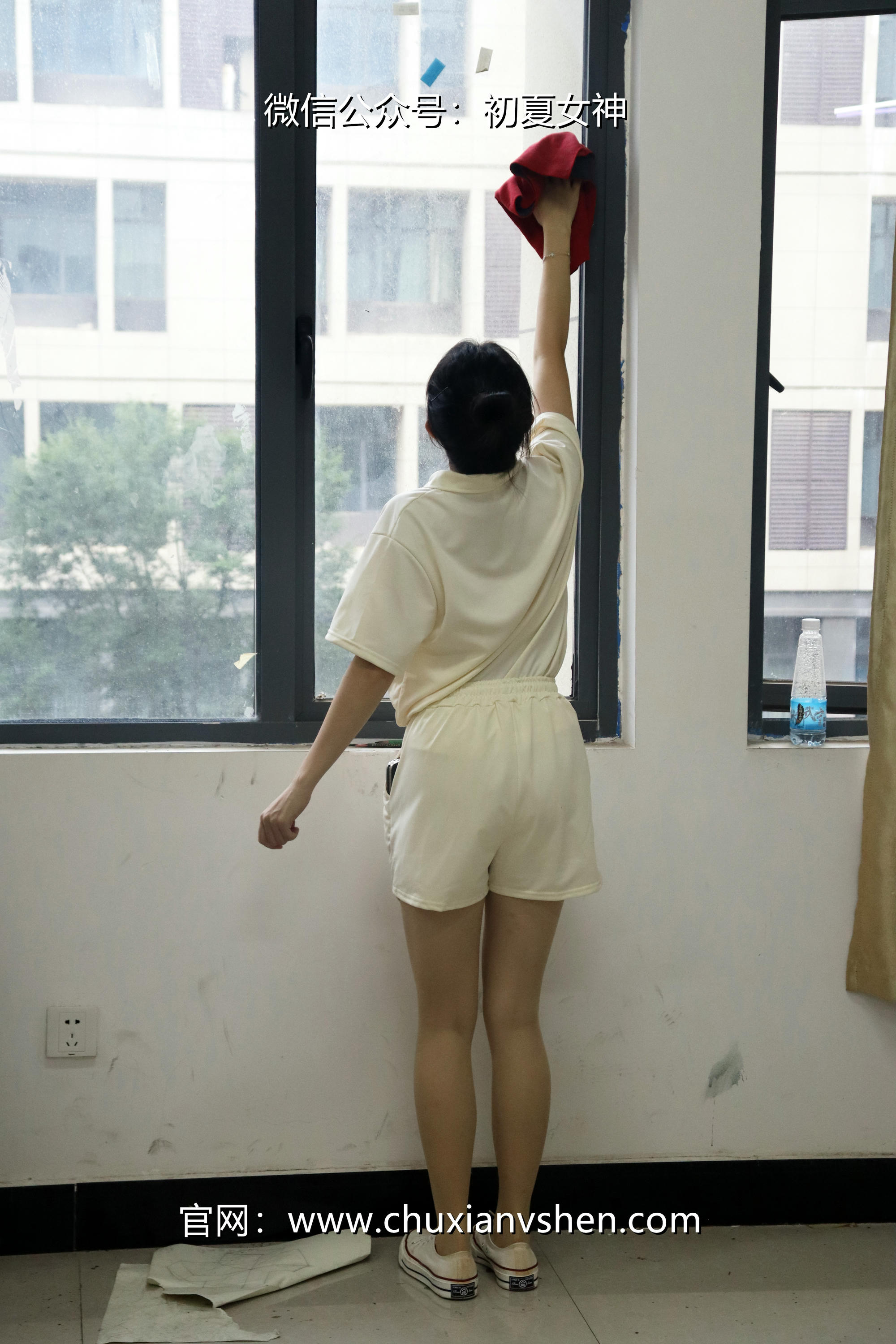 初夏女神 NO.078 双双 打扫教室[145P+1V／5.13GB]_第3集