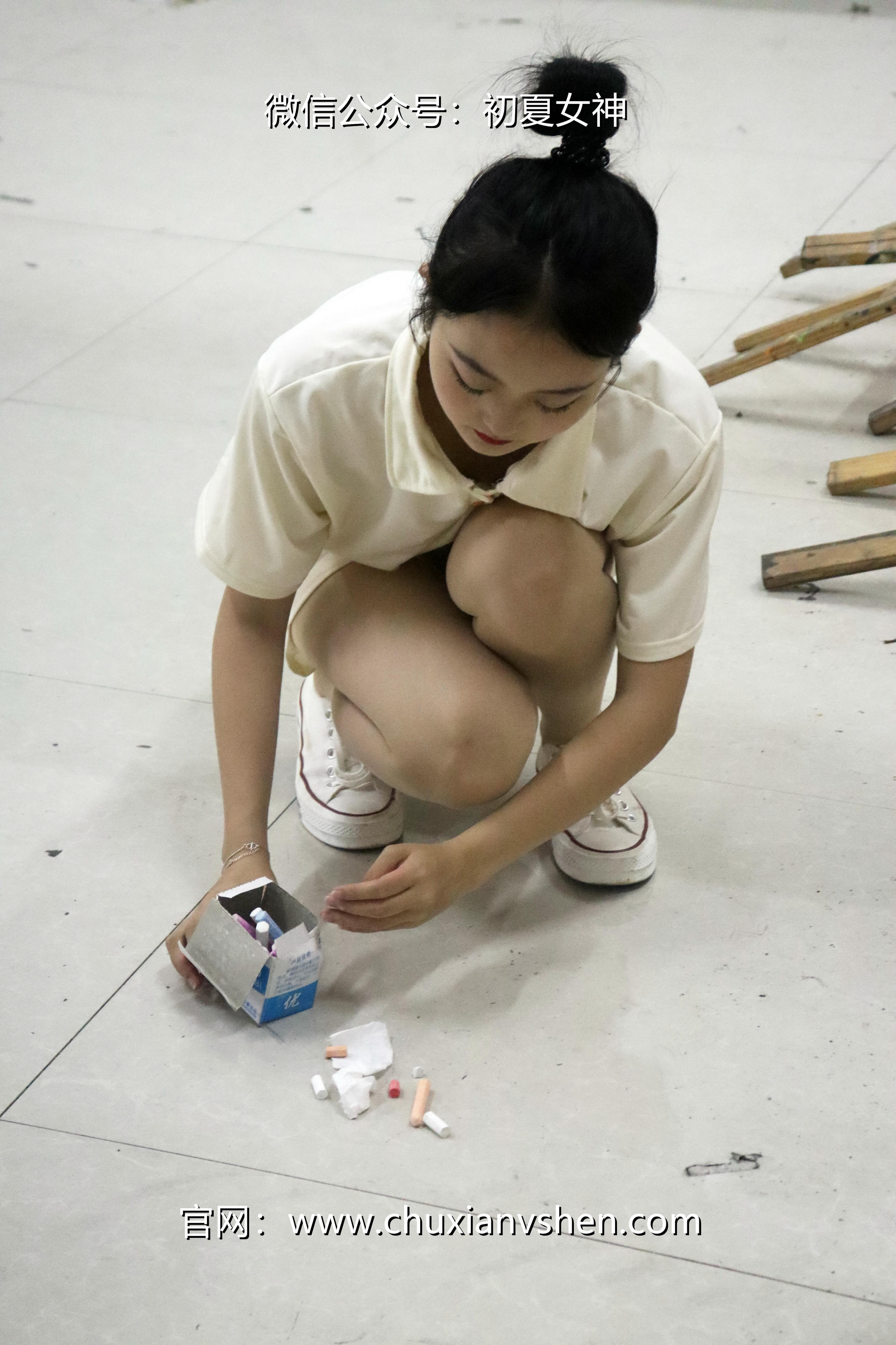 初夏女神 NO.078 双双 打扫教室[145P+1V／5.13GB]_第4集