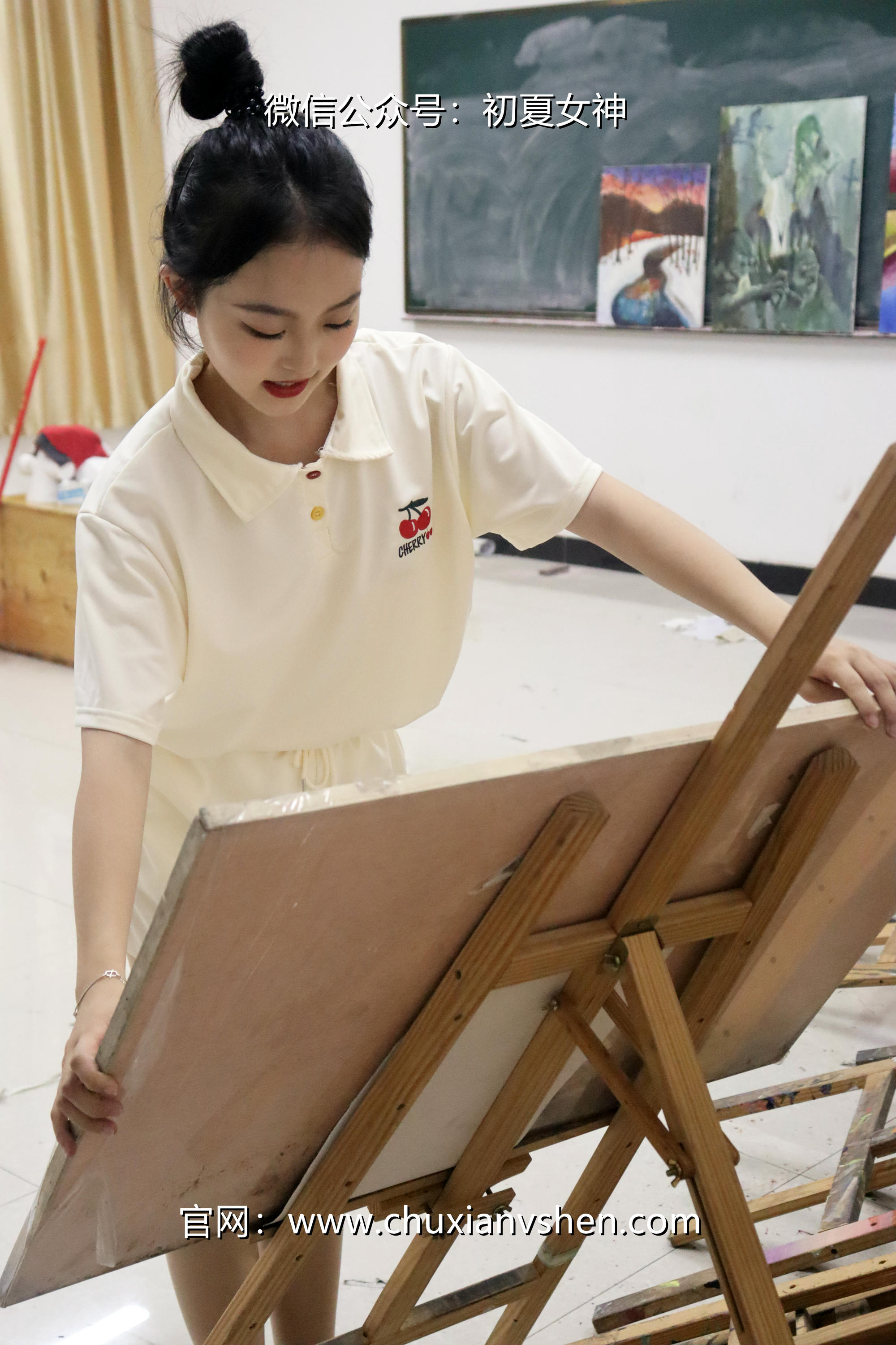 初夏女神 NO.078 双双 打扫教室[145P+1V／5.13GB]_第5集