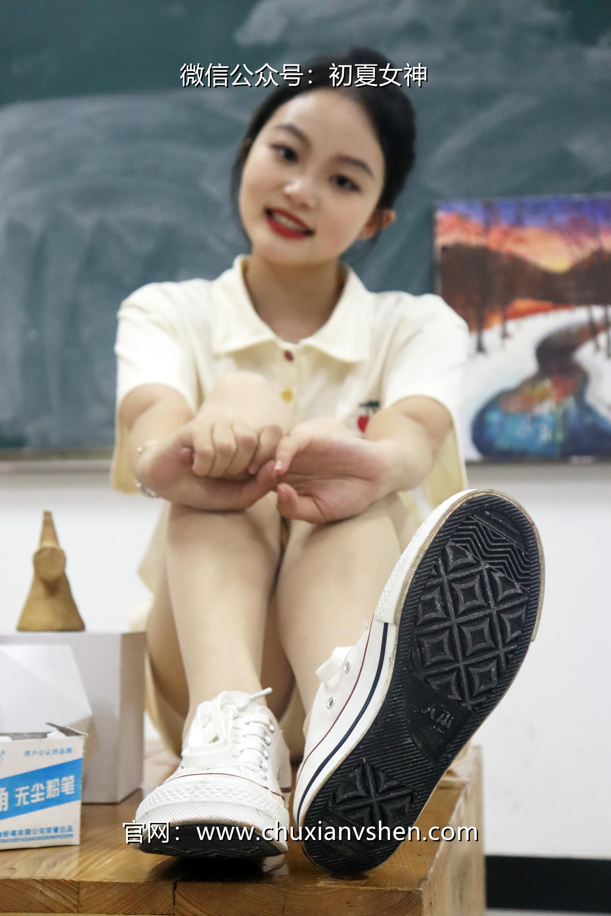 初夏女神 NO.078 双双 打扫教室[145P+1V／5.13GB]_第5集