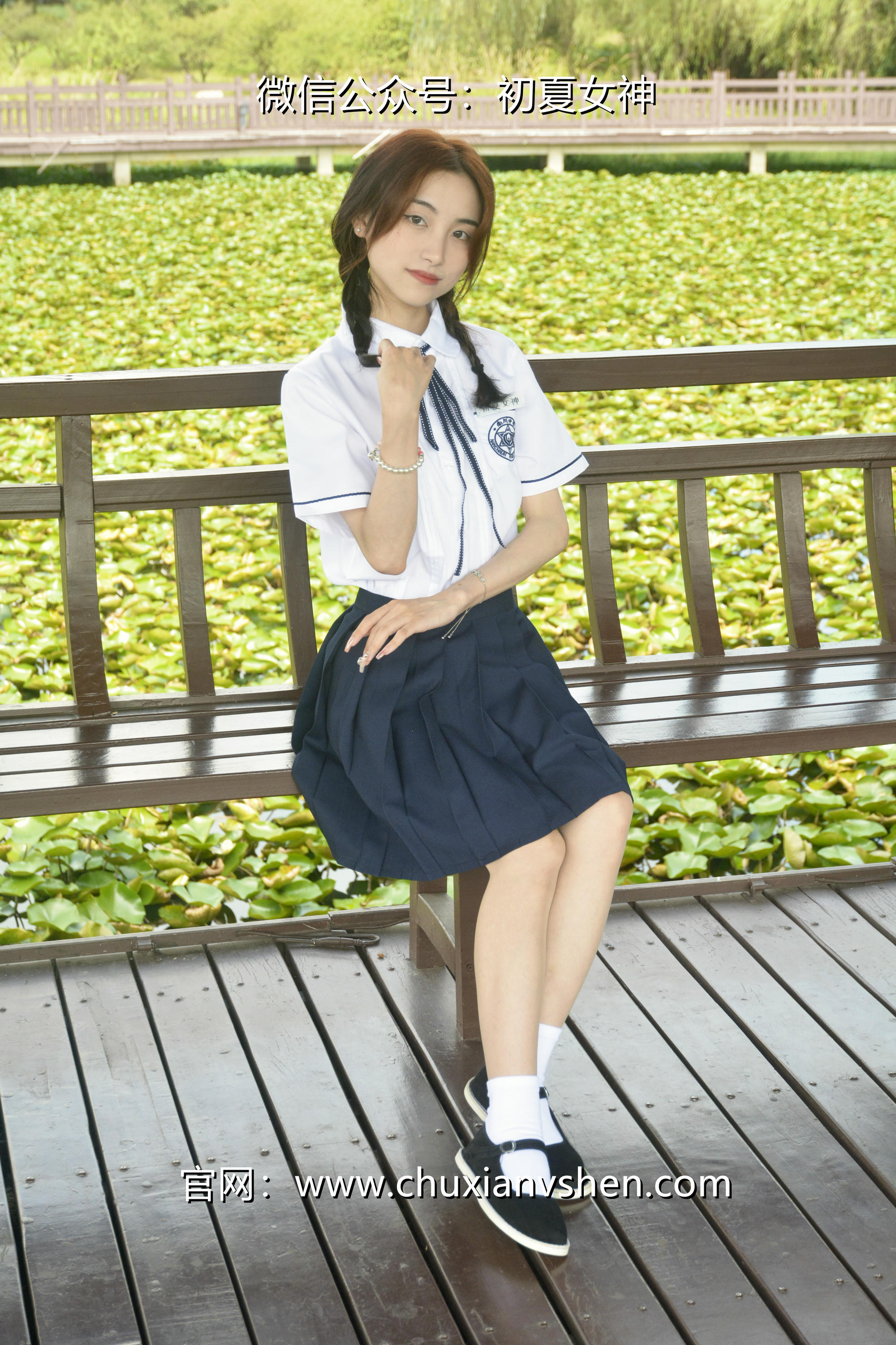 初夏女神 NO.027 柒柒 职高校服[140P+1V／5.73GB]_第6集